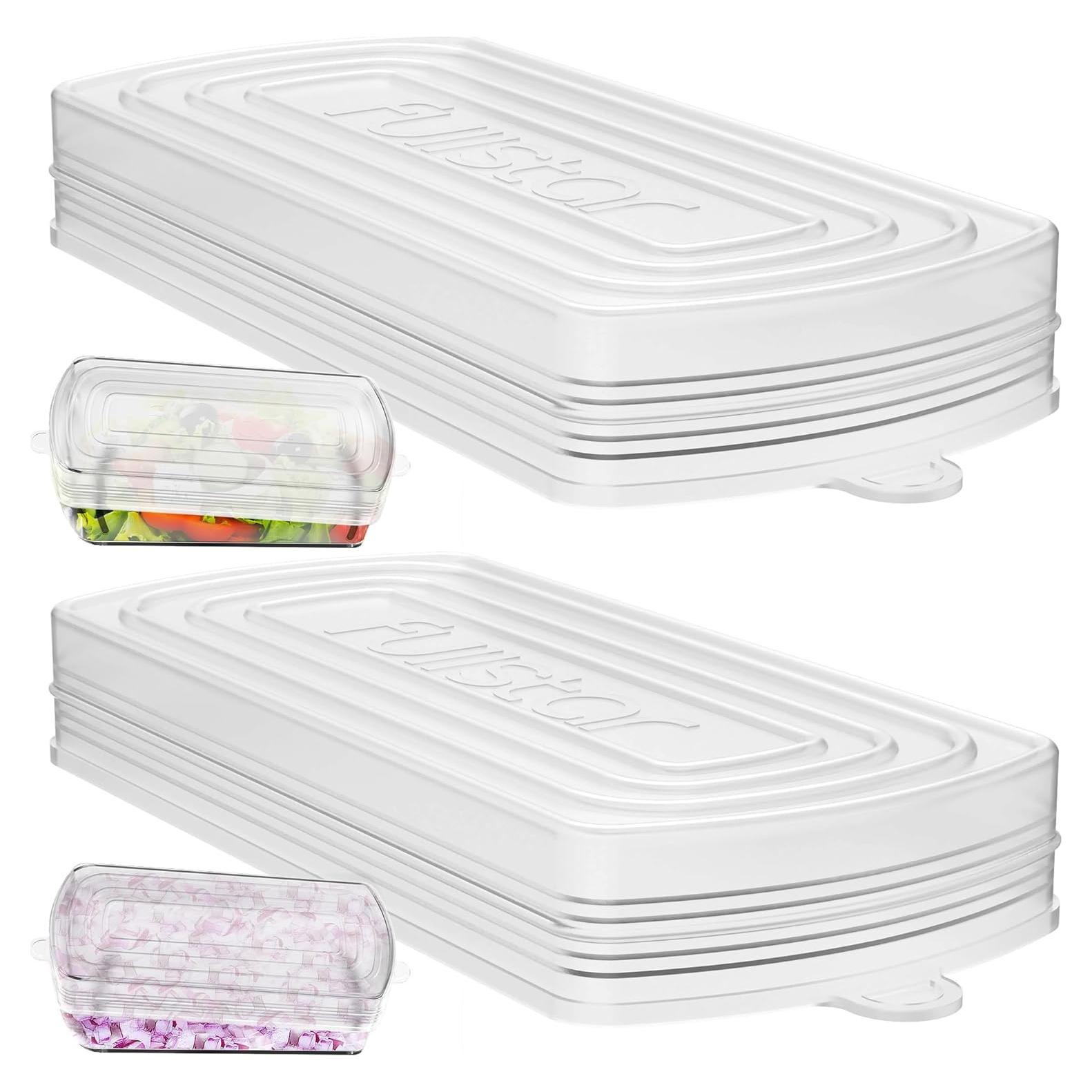 Tapas de Silicona Stretch Fullstar - Paquete de 2 para Picadoras