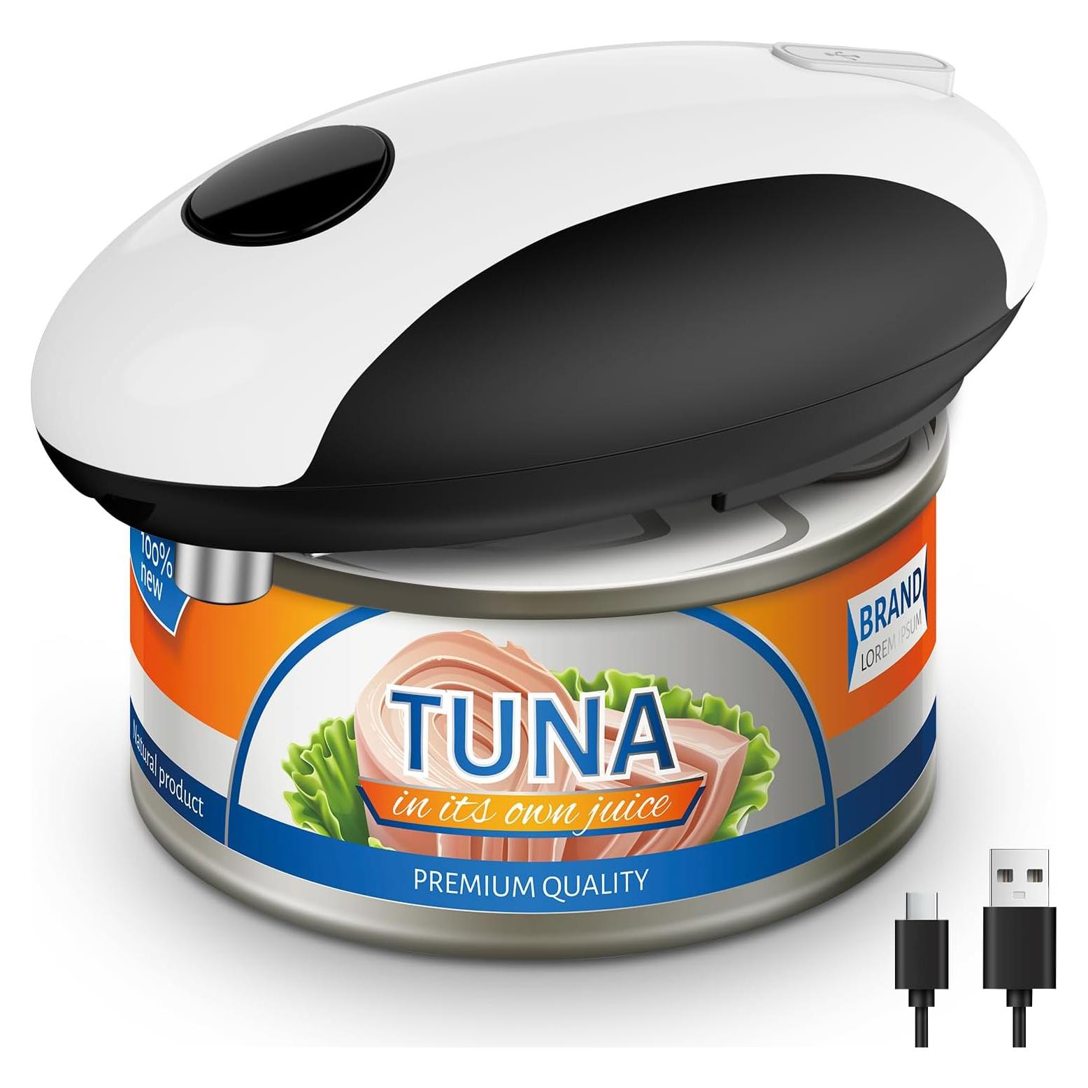 Abrelatas Eléctrico CEVING ECO-01 Recargable USB Automático