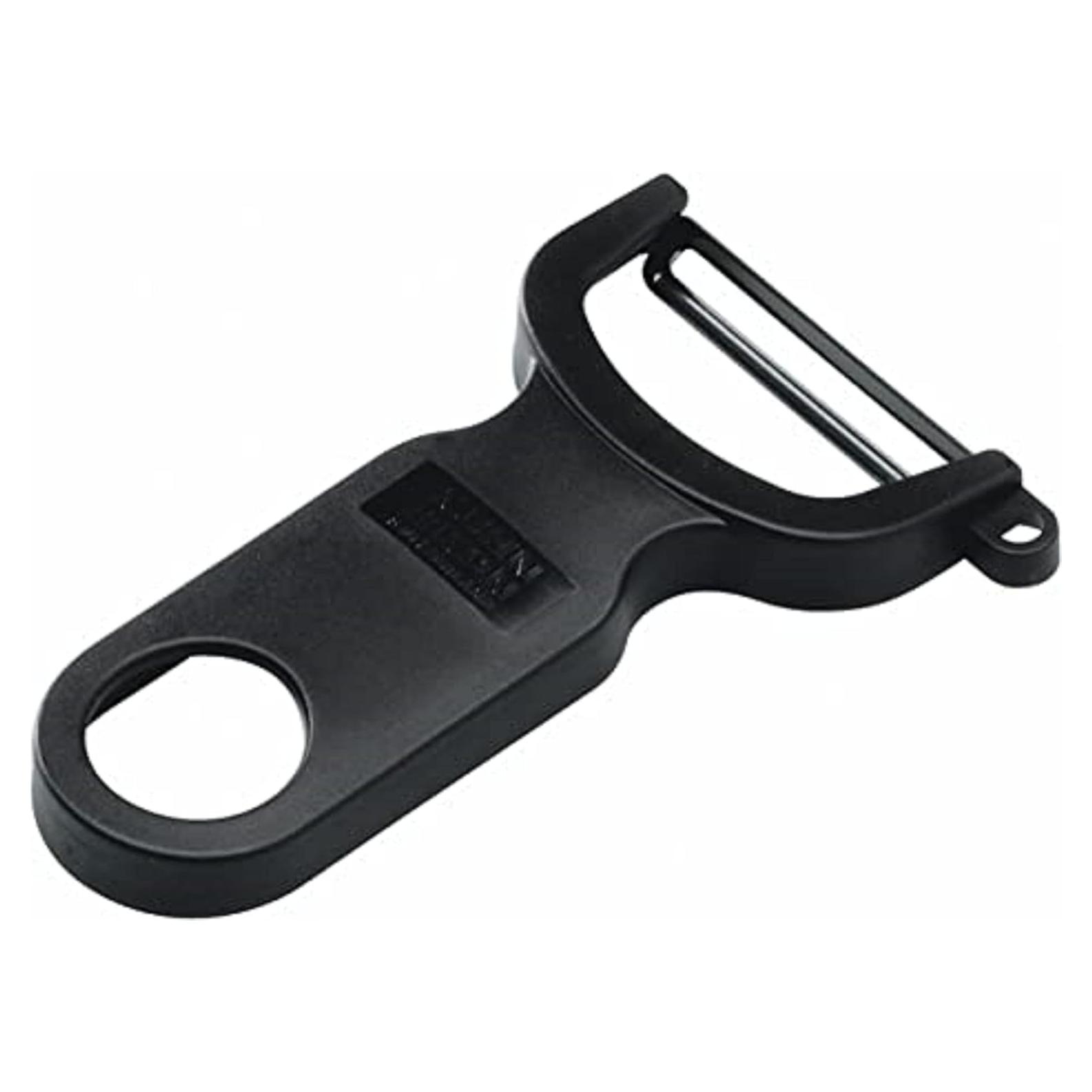 Pelador Suizo Original Kuhn Rikon Negro - Acero al Carbono