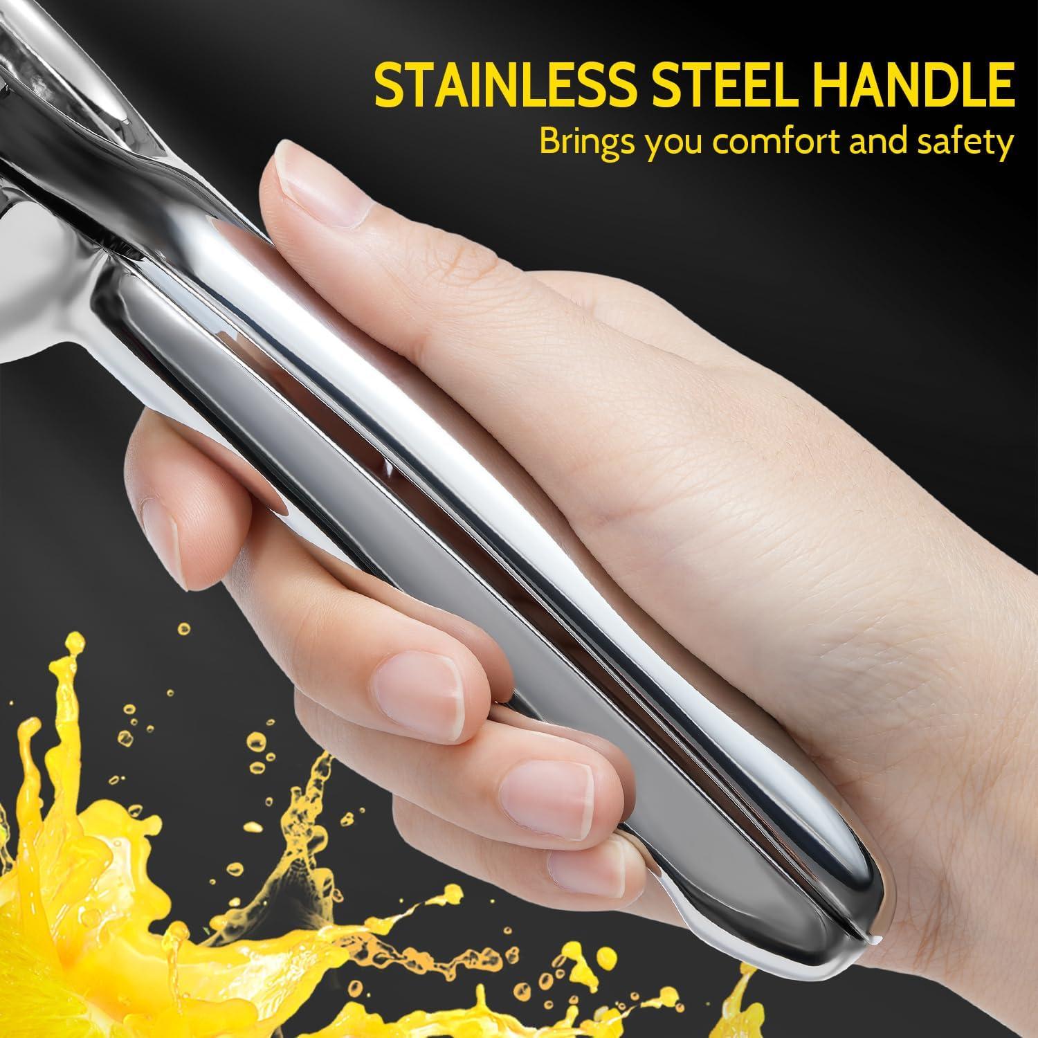 Exprimidor de Limón Sopito de Acero Inoxidable 422g Apto Lavavajillas