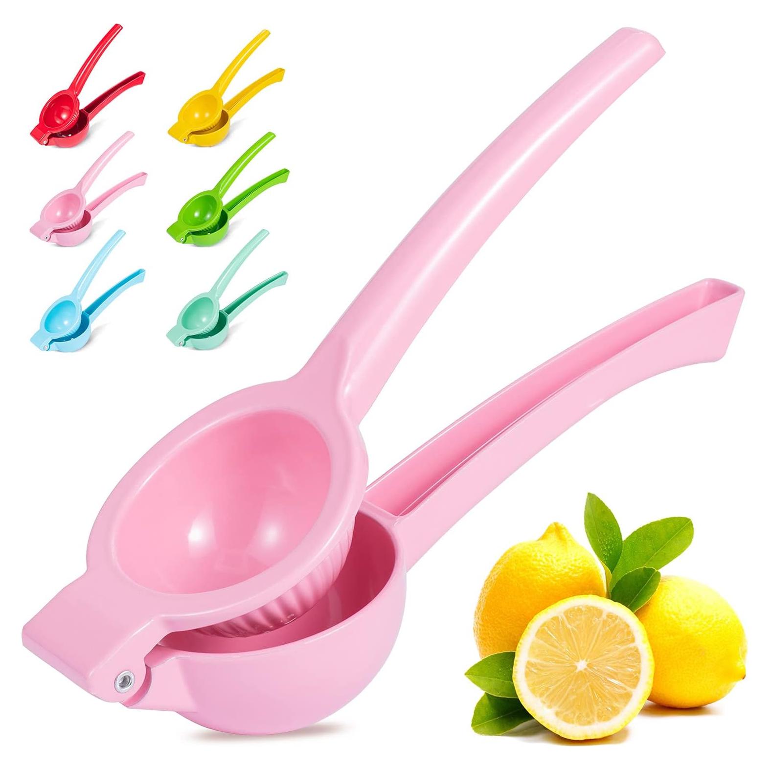 Exprimidor Manual de Limón Buzazzy Rosa de Aluminio