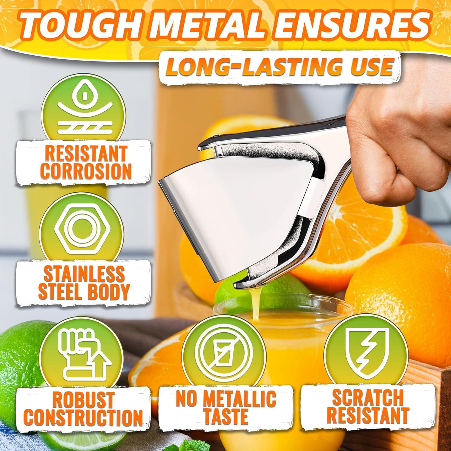 Exprimidor de Limón Manual LEGLO de Acero Inoxidable 0.56 kg