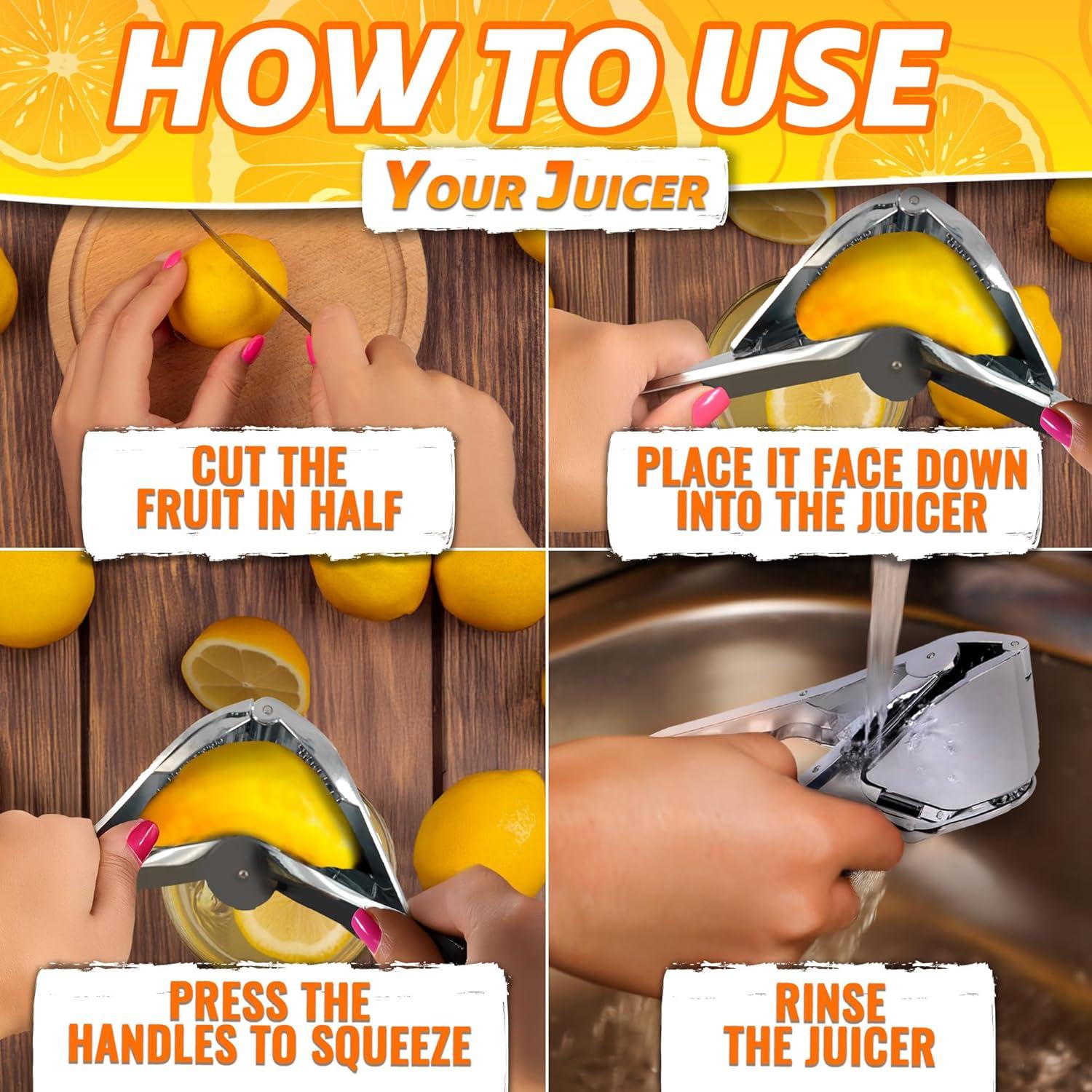 Exprimidor de Limón Manual LEGLO de Acero Inoxidable 0.56 kg