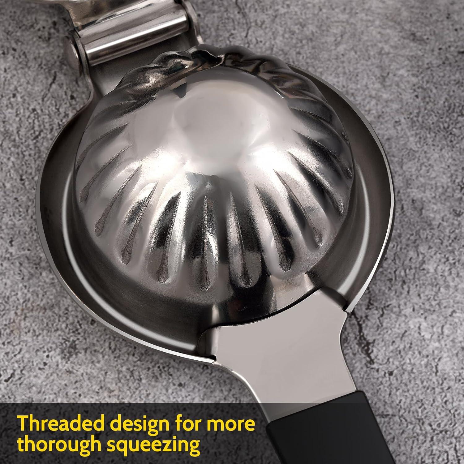 Exprimidor de Limón Sopito de Acero Inoxidable 388g Manual