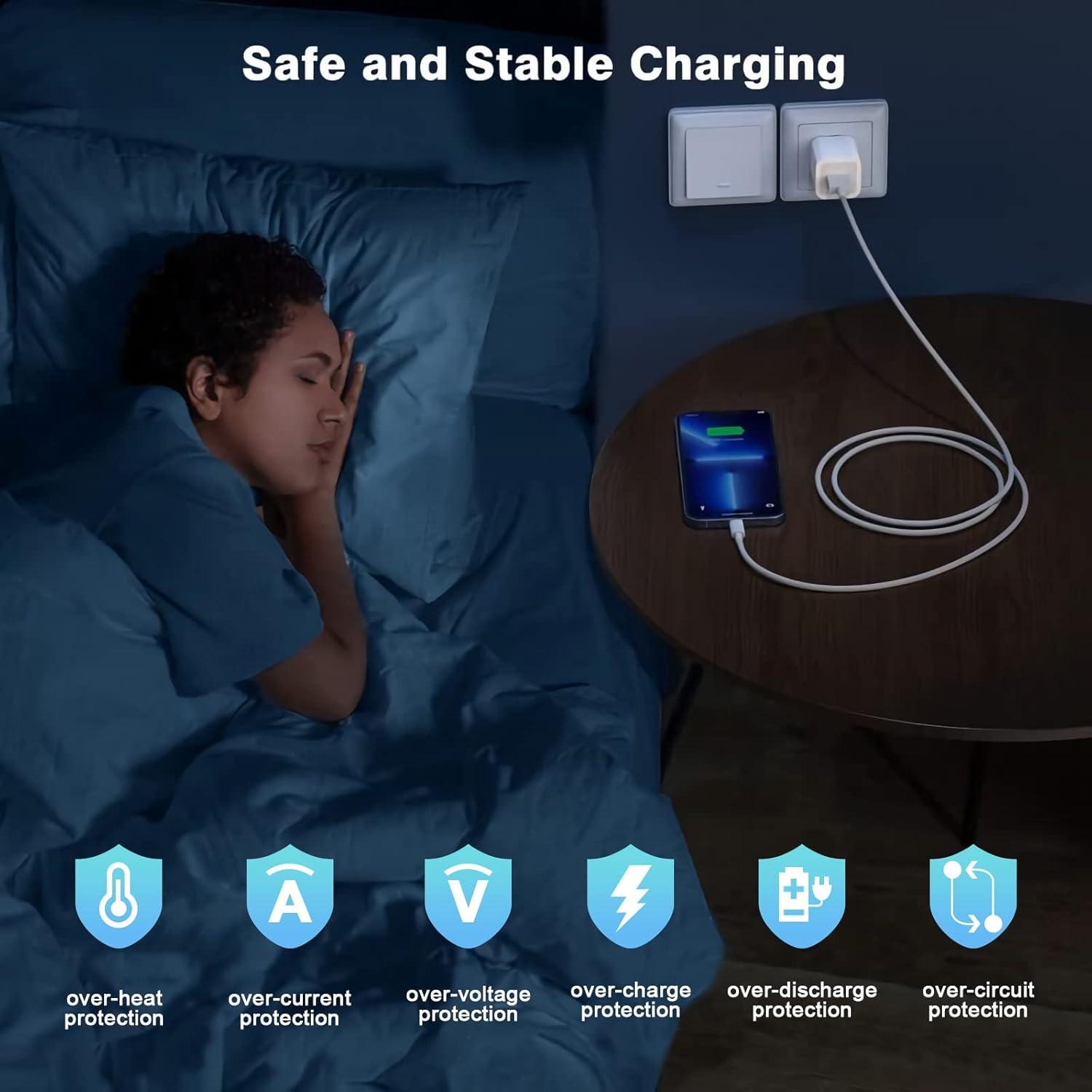 Cargador iPhone esbeecables 2Pack 6FT Carga Rápida USB