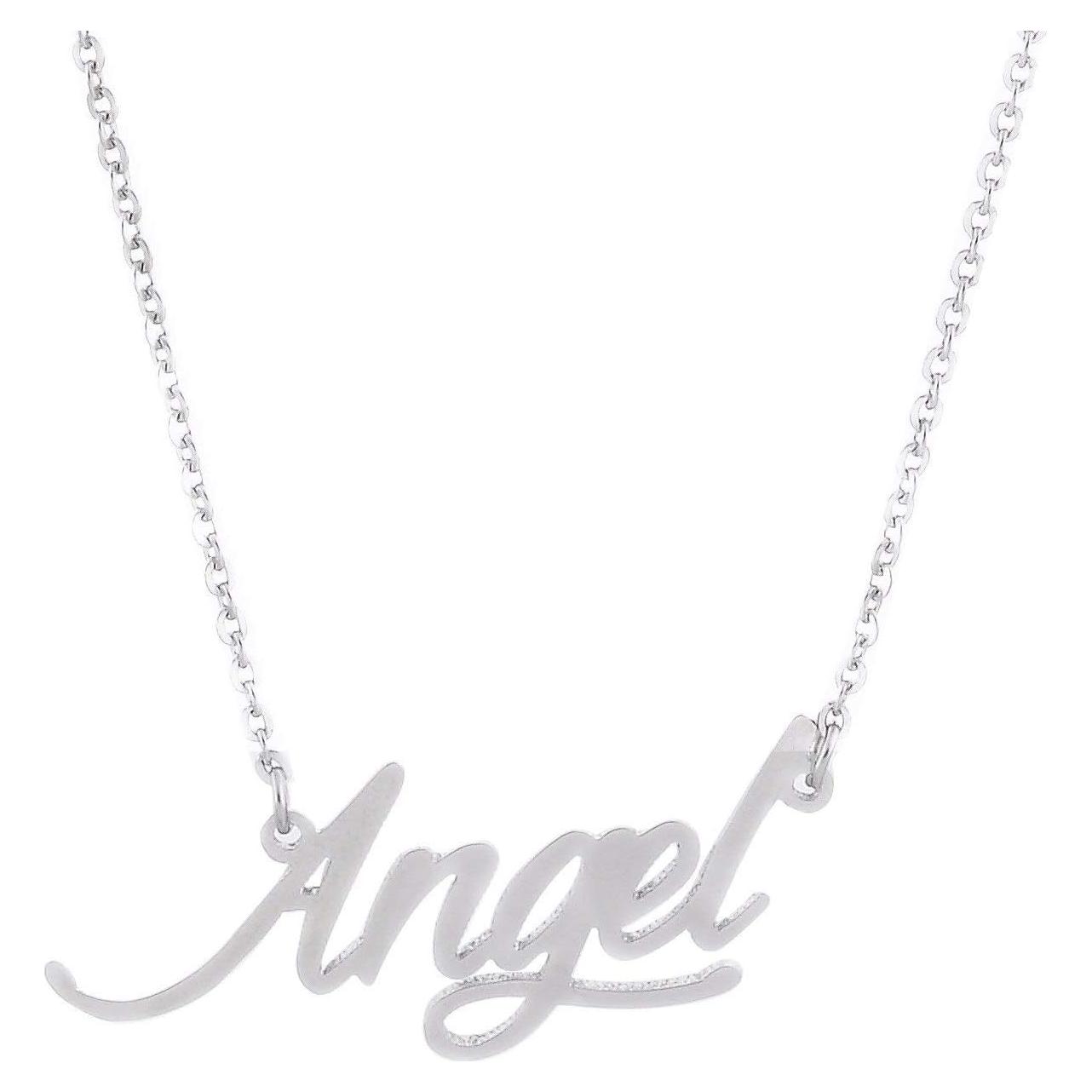 Collar Personalizado HUAN XUN 40.64 cm Acero Inoxidable