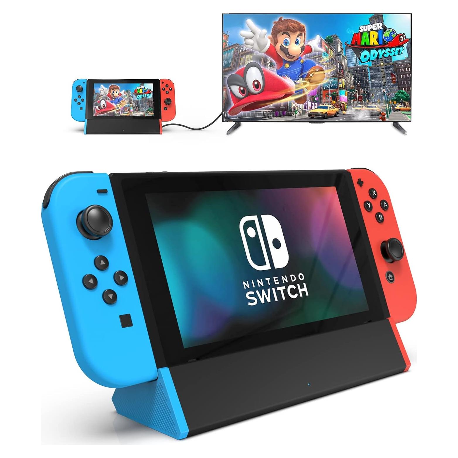 Dock de Carga Portátil SIWIQU para Nintendo Switch OLED 4K