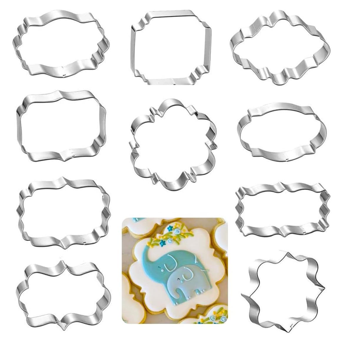 Cortadores de Galletas Kanehosi 10 Piezas Acero Inoxidable