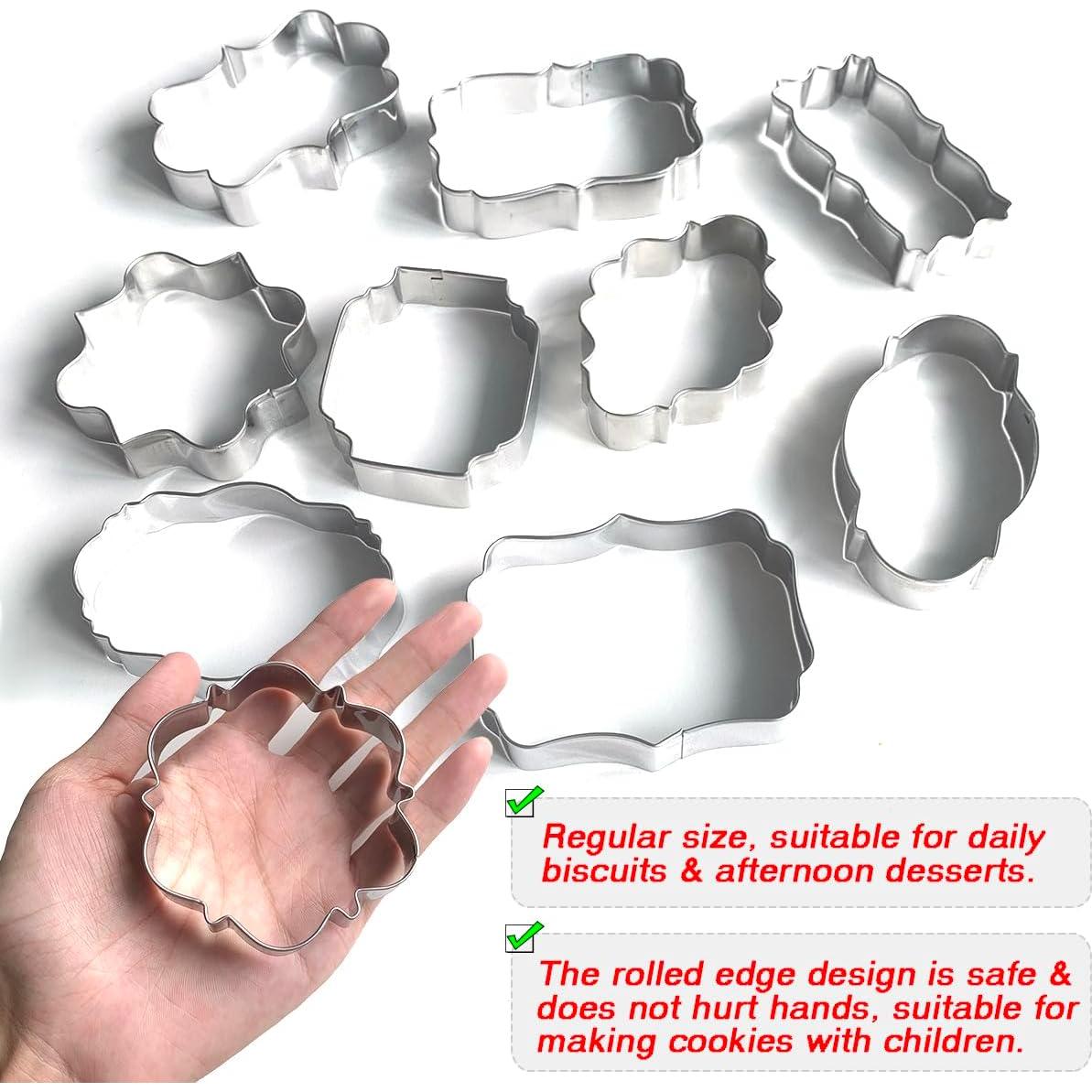 Cortadores de Galletas Kanehosi 10 Piezas Acero Inoxidable