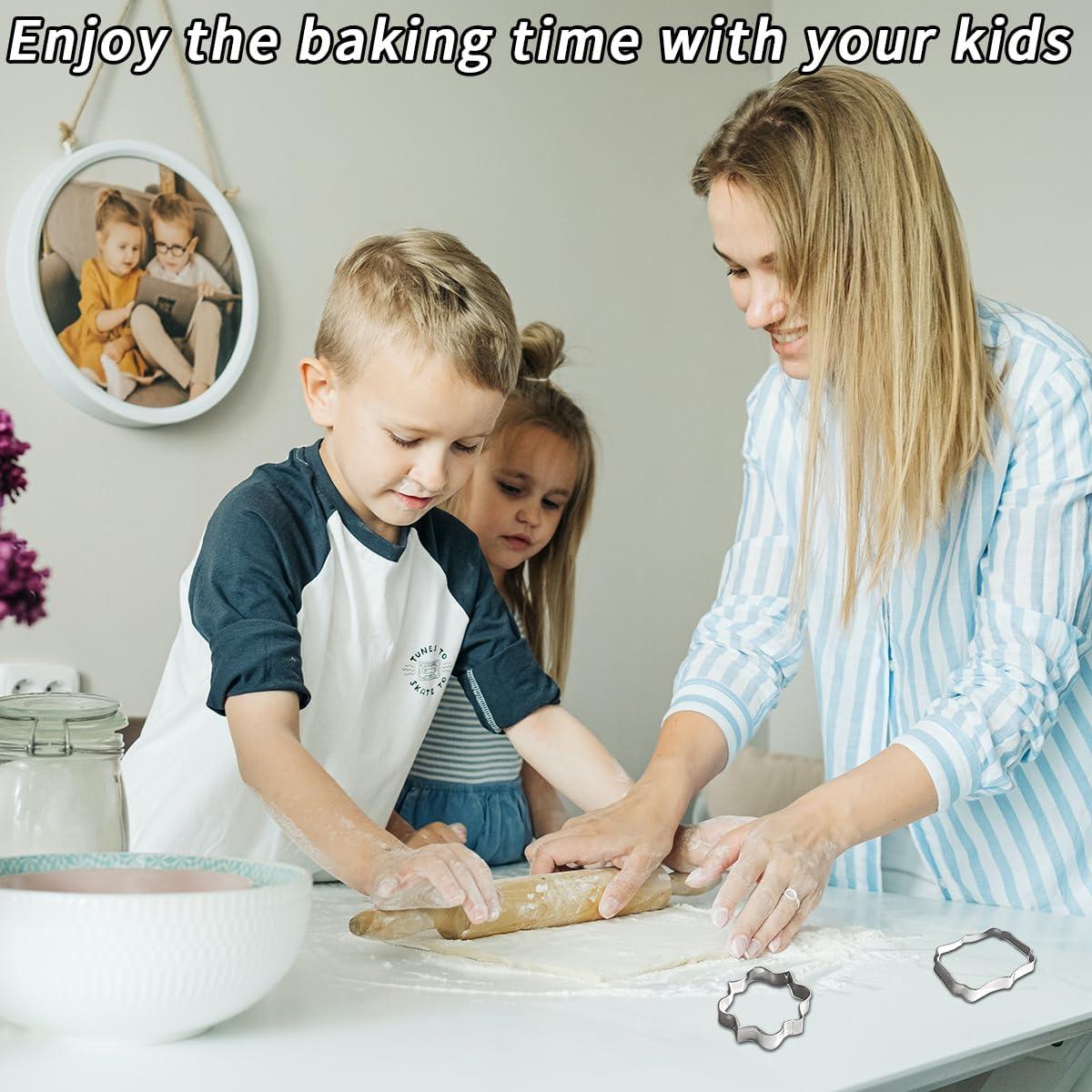 Cortadores de Galletas Kanehosi 10 Piezas Acero Inoxidable