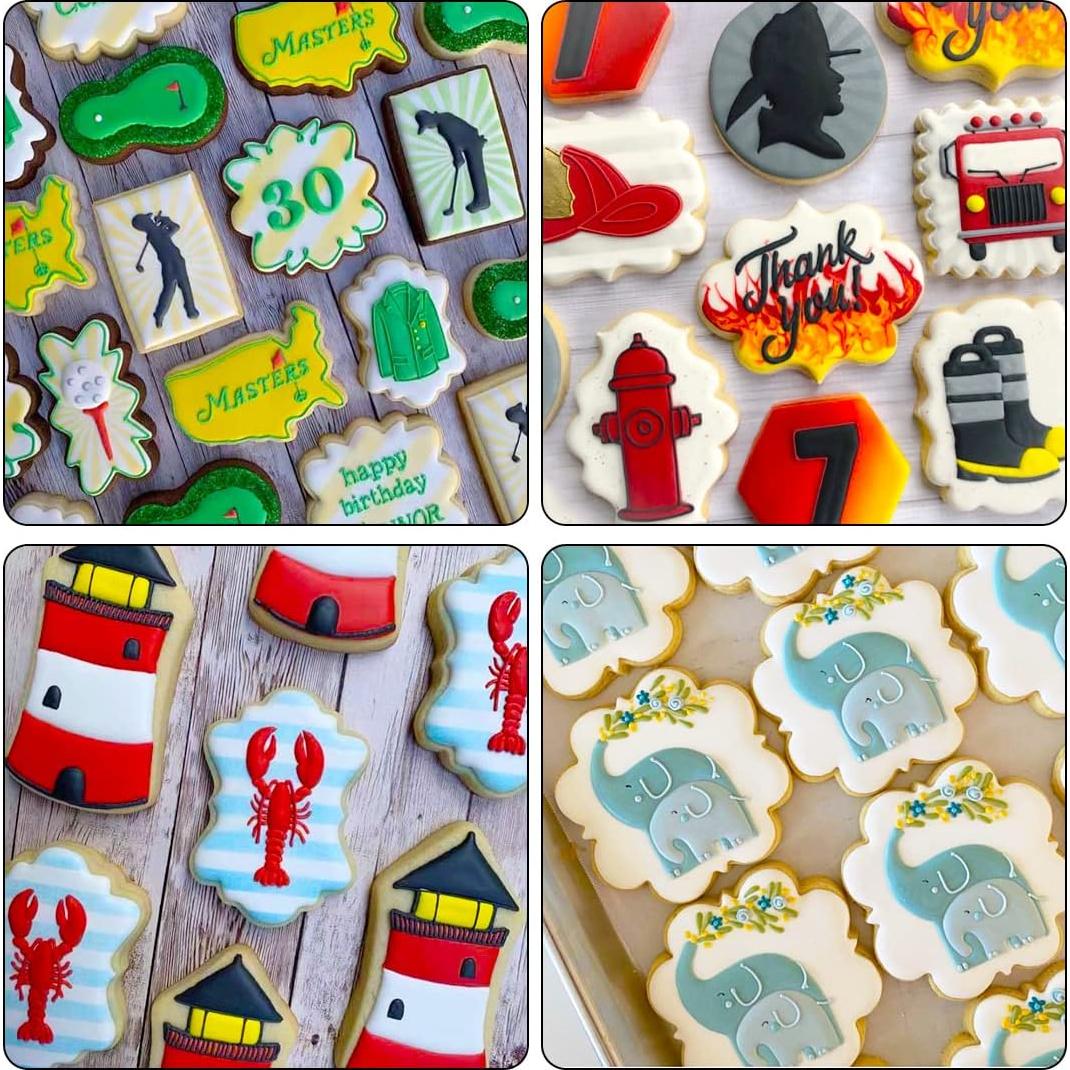 Cortadores de Galletas Kanehosi 10 Piezas Acero Inoxidable