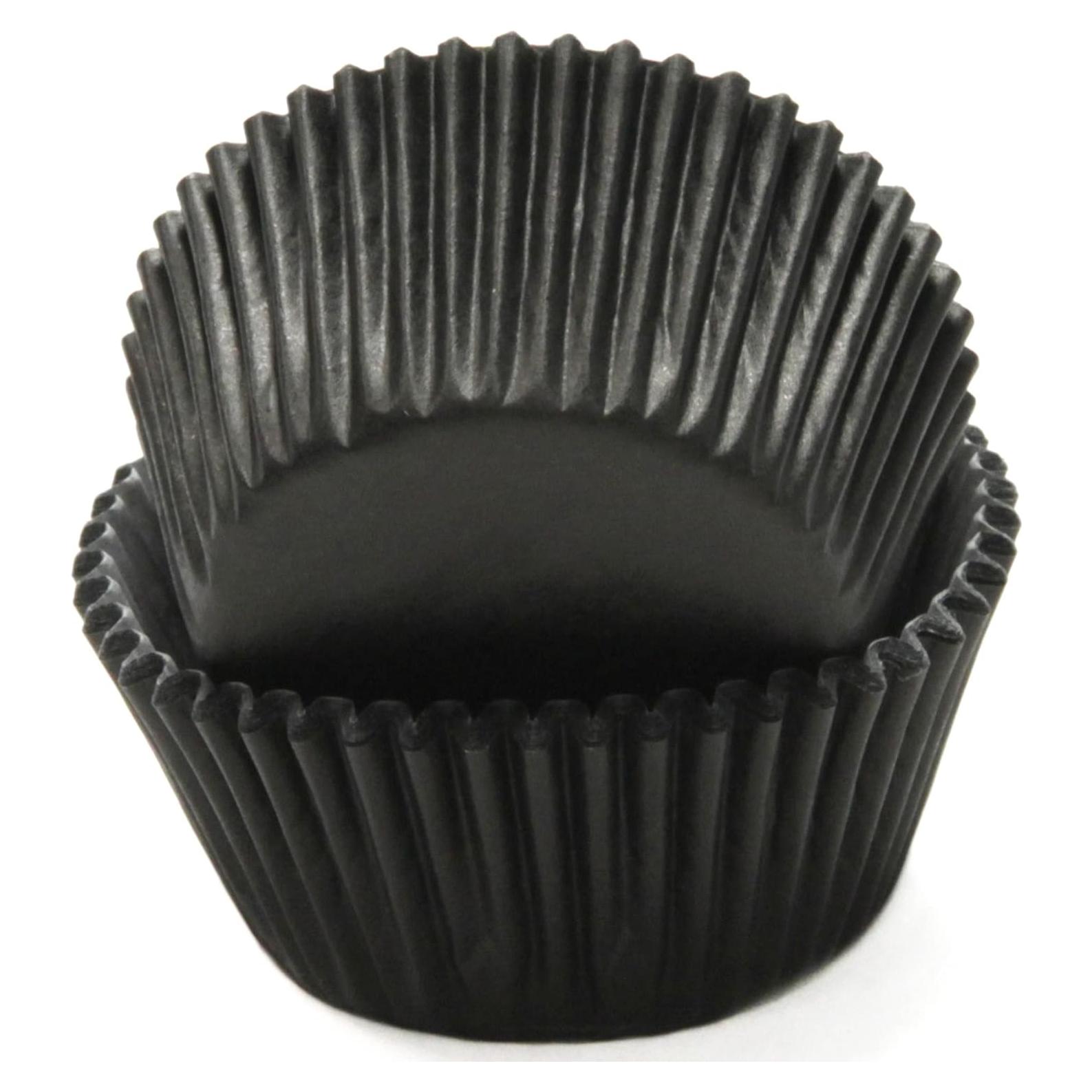 Forros para Cupcakes Chef Craft 50 Unidades Negro Desechables