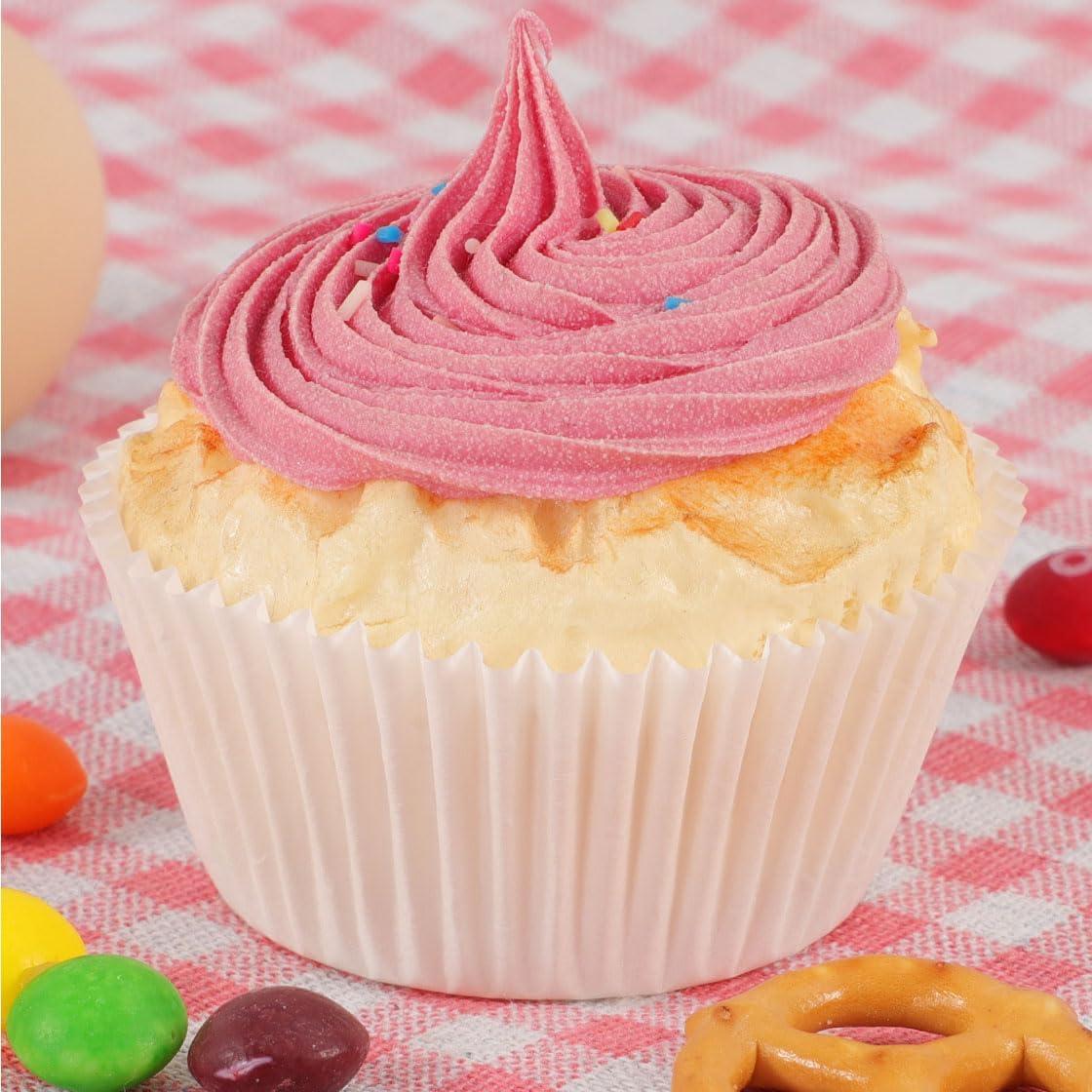 Forros para Cupcake Estándar Caperci 200 Unidades Blancos