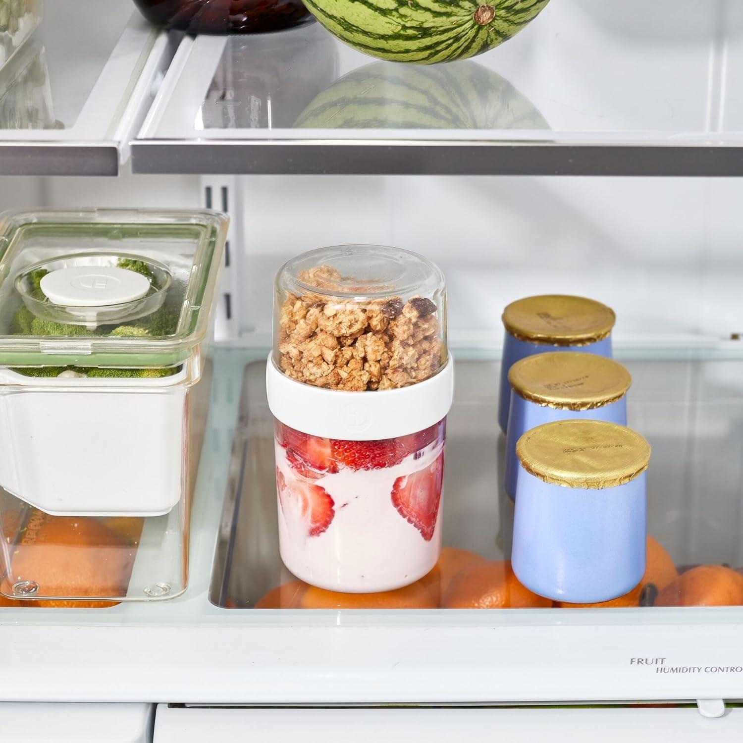 Contenedores de Comida Apilables iDesign Medianos Set de 2