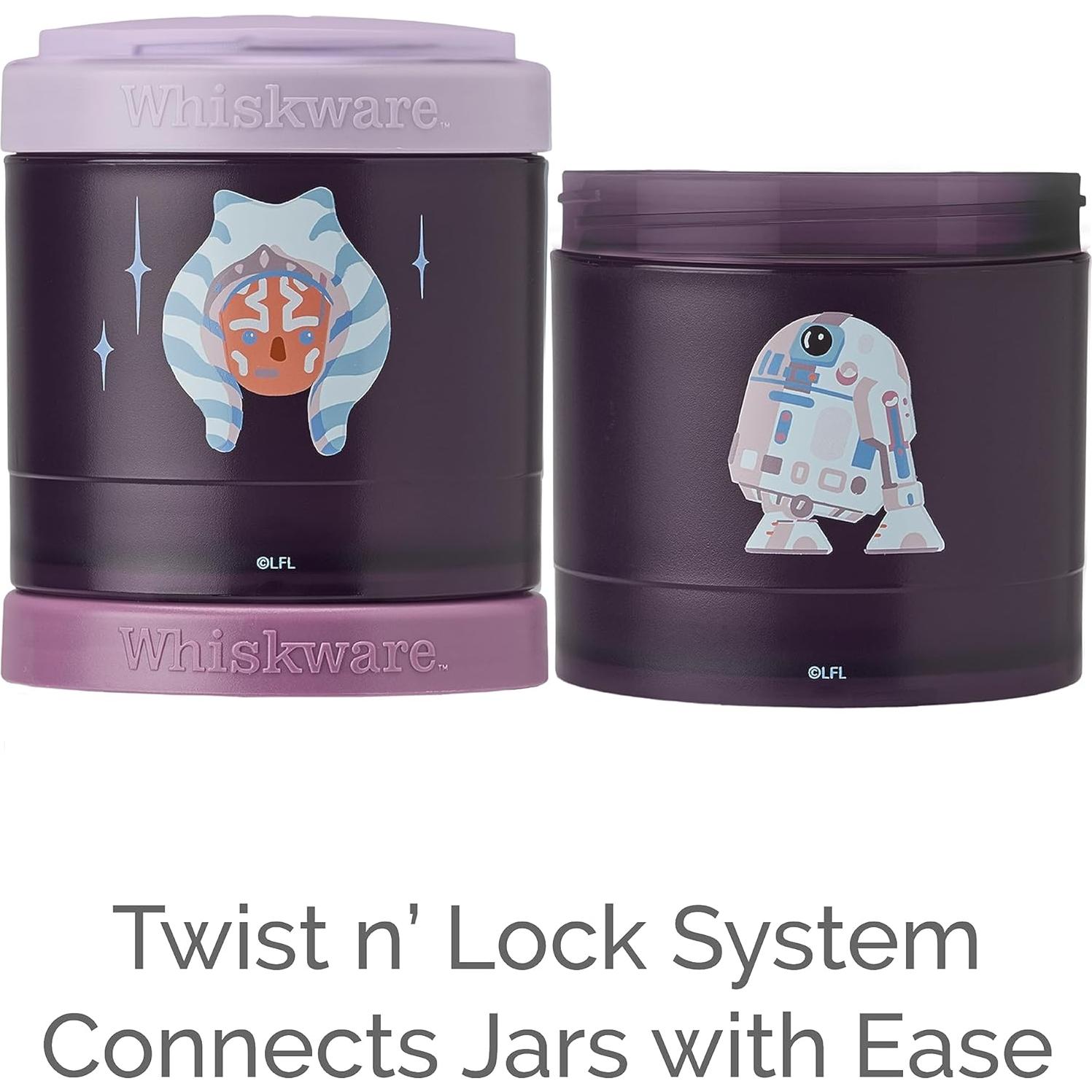 Contenedores Apilables de Snacks Whiskware Star Wars 3 Tazas