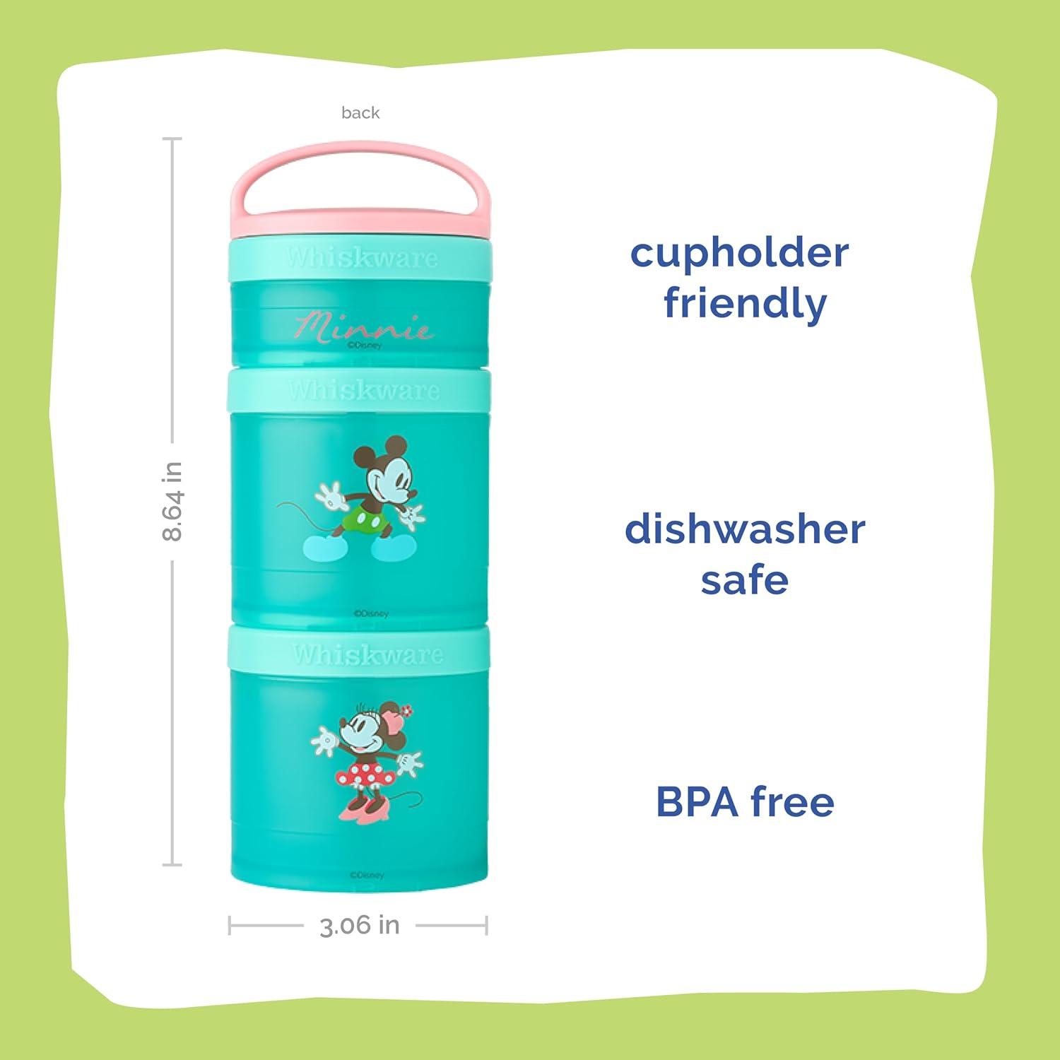 Contenedores Apilables Whiskware Disney Mickey Minnie 3 Tazas