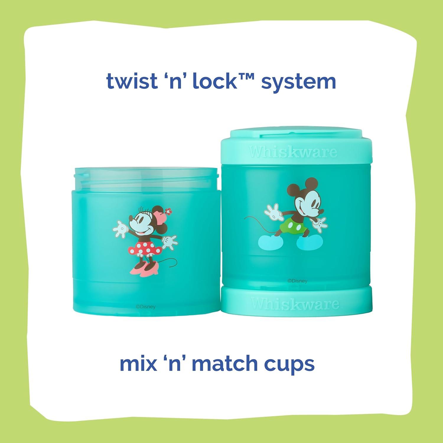 Contenedores Apilables Whiskware Disney Mickey Minnie 3 Tazas