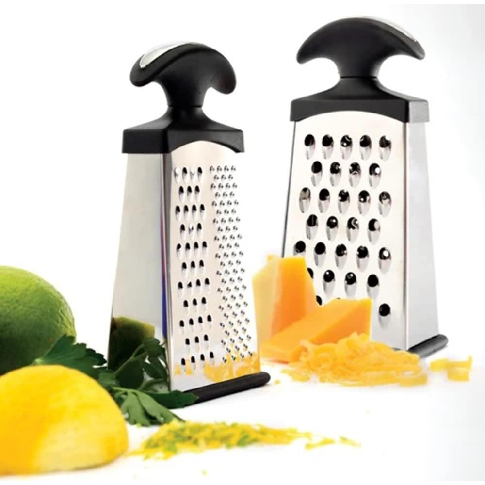 Rallador Delgado Norpro con 3 Superficies de Acero Inoxidable