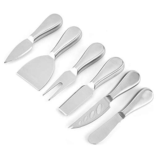 Juego de Cuchillos para Queso Clarmonde - Acero Inoxidable Premium - 6 Piezas