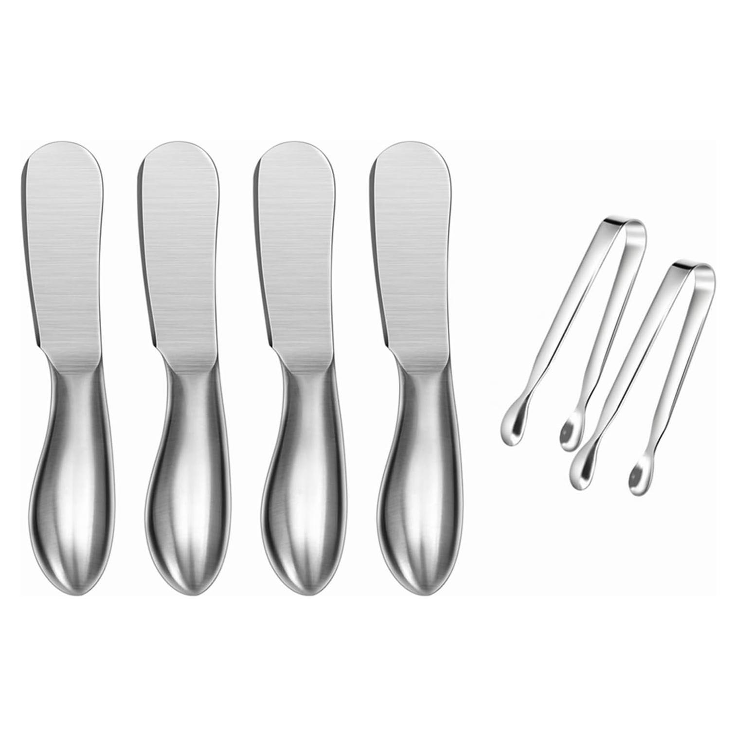 Juego de cuchillos para untar Sweetfamily 6 piezas acero inoxidable