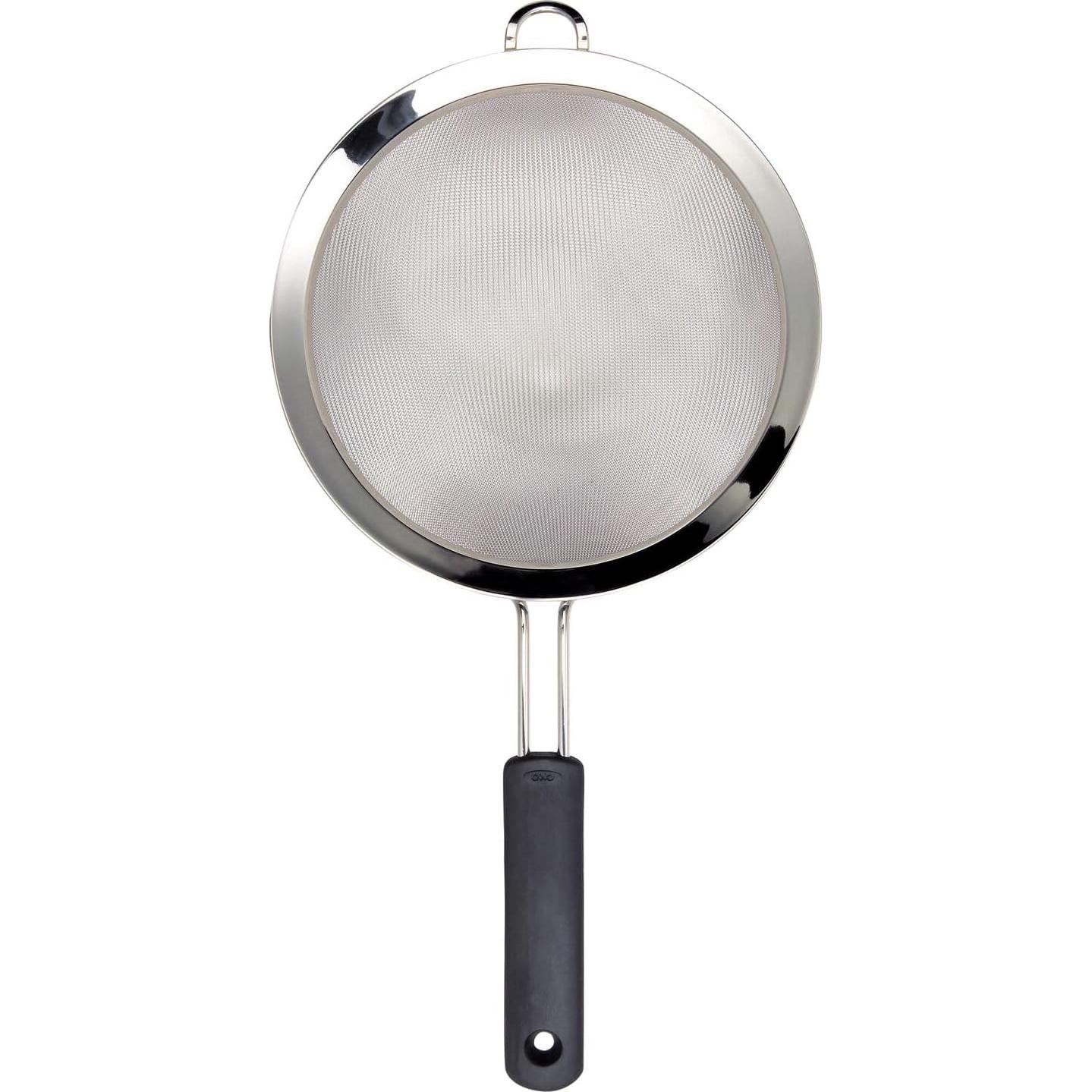 Colador de Doble Varilla OXO Good Grips 20 cm Acero Inoxidable Negro