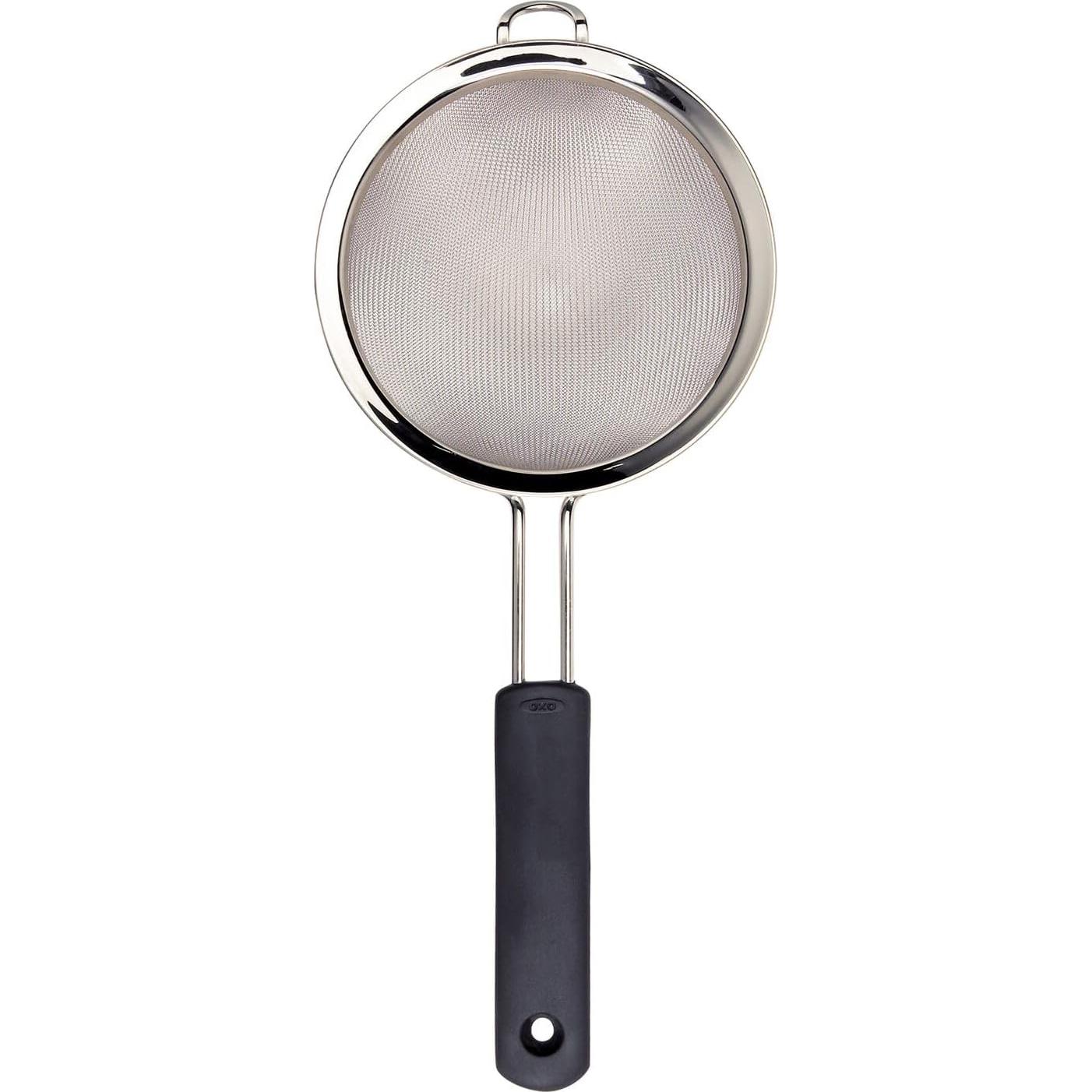 Colador de Doble Varilla OXO Good Grips 20 cm Acero Inoxidable Negro