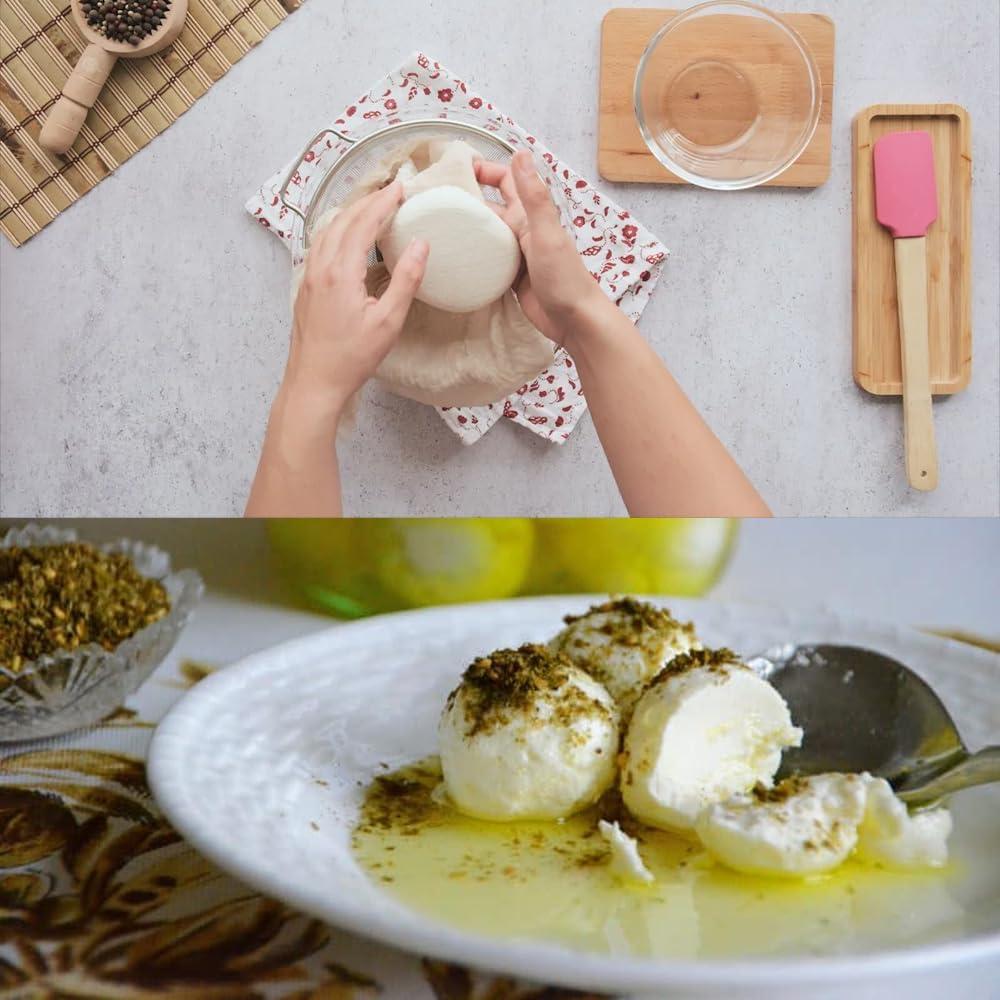 Paños de Queso Orgánicos YJL Grado 100, 6 PCS 50.8x50.8 cm