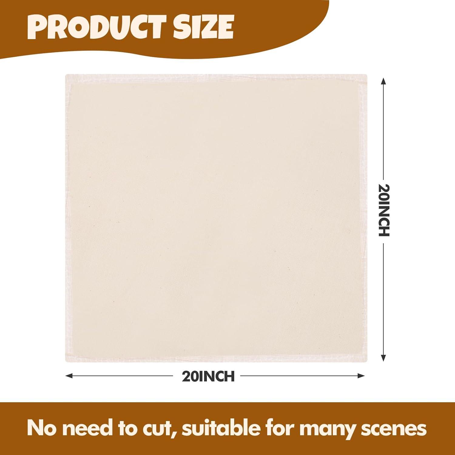 30 Paños de Queso FUMILE de Algodón Orgánico 50.8x50.8 cm