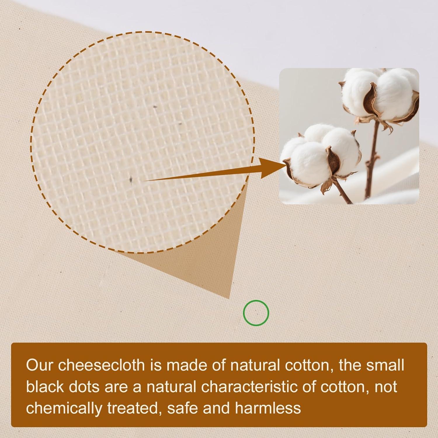 30 Paños de Queso FUMILE de Algodón Orgánico 50.8x50.8 cm