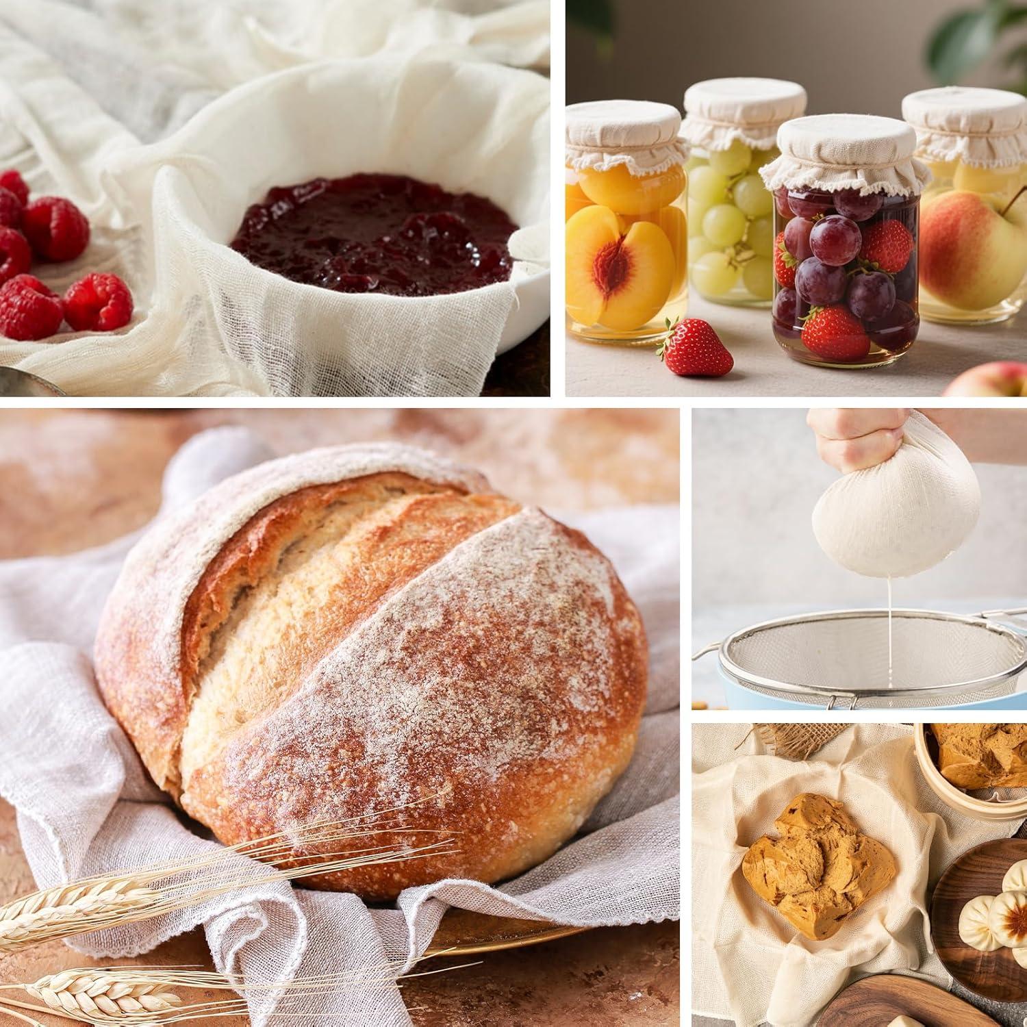 30 Paños de Queso FUMILE de Algodón Orgánico 50.8x50.8 cm