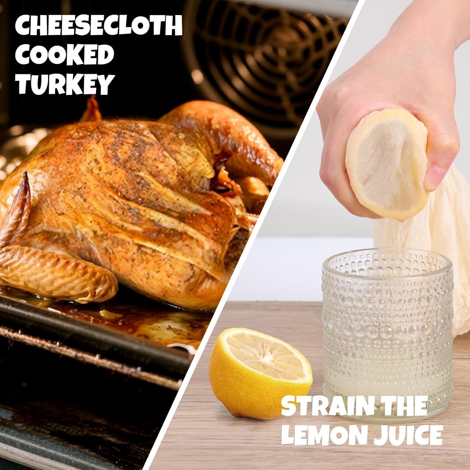 30 Paños de Queso FUMILE de Algodón Orgánico 50.8x50.8 cm