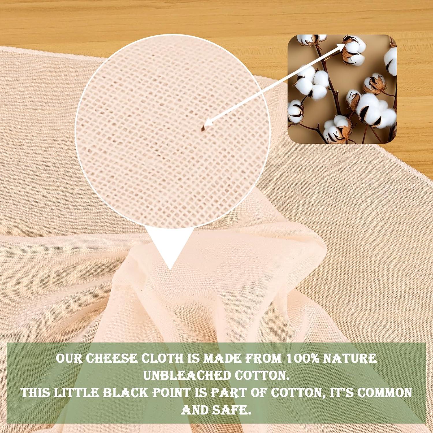 Paños de Queso WMKGG 9 PCS 50.8x50.8 cm Algodón Reutilizables