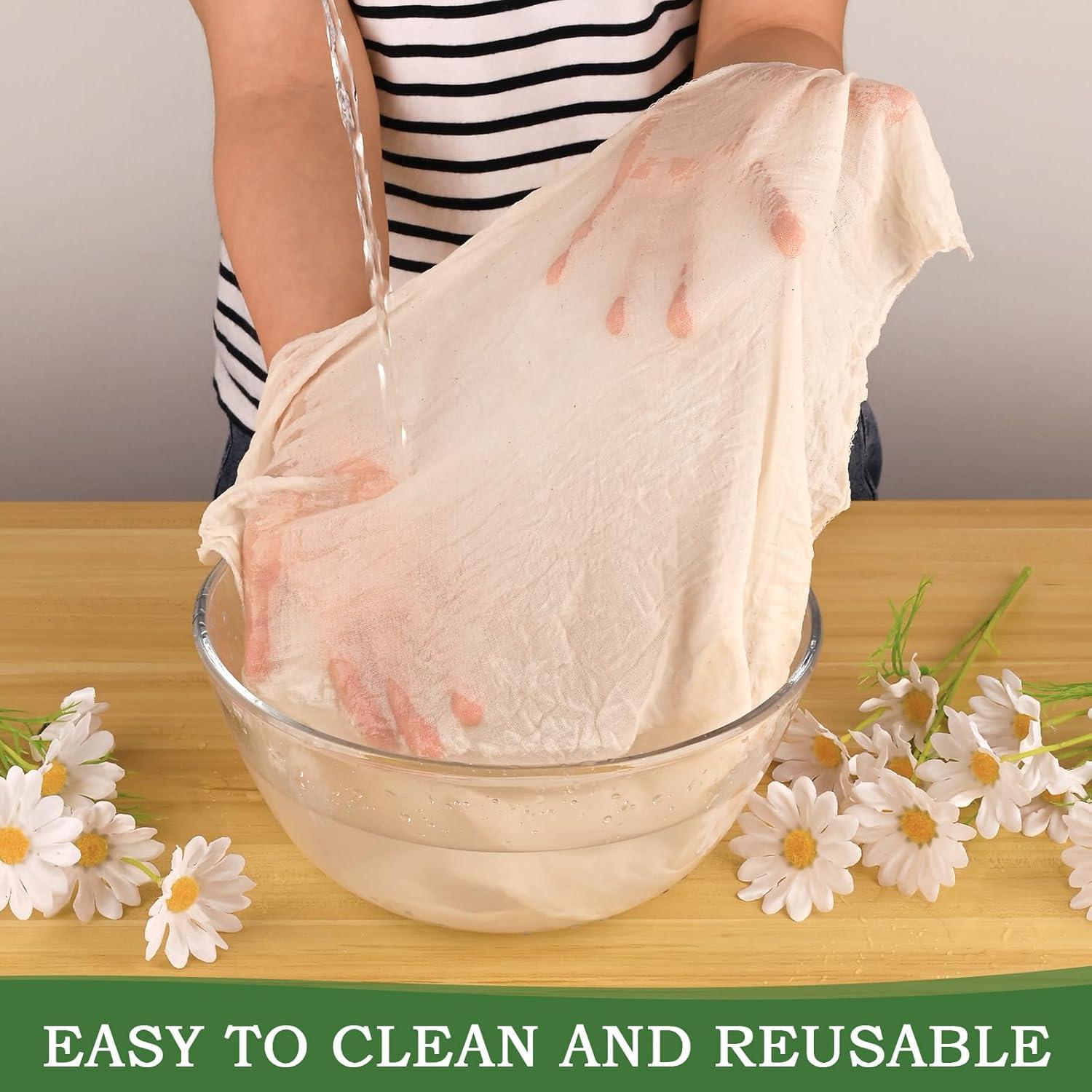 Paños de Queso WMKGG 9 PCS 50.8x50.8 cm Algodón Reutilizables