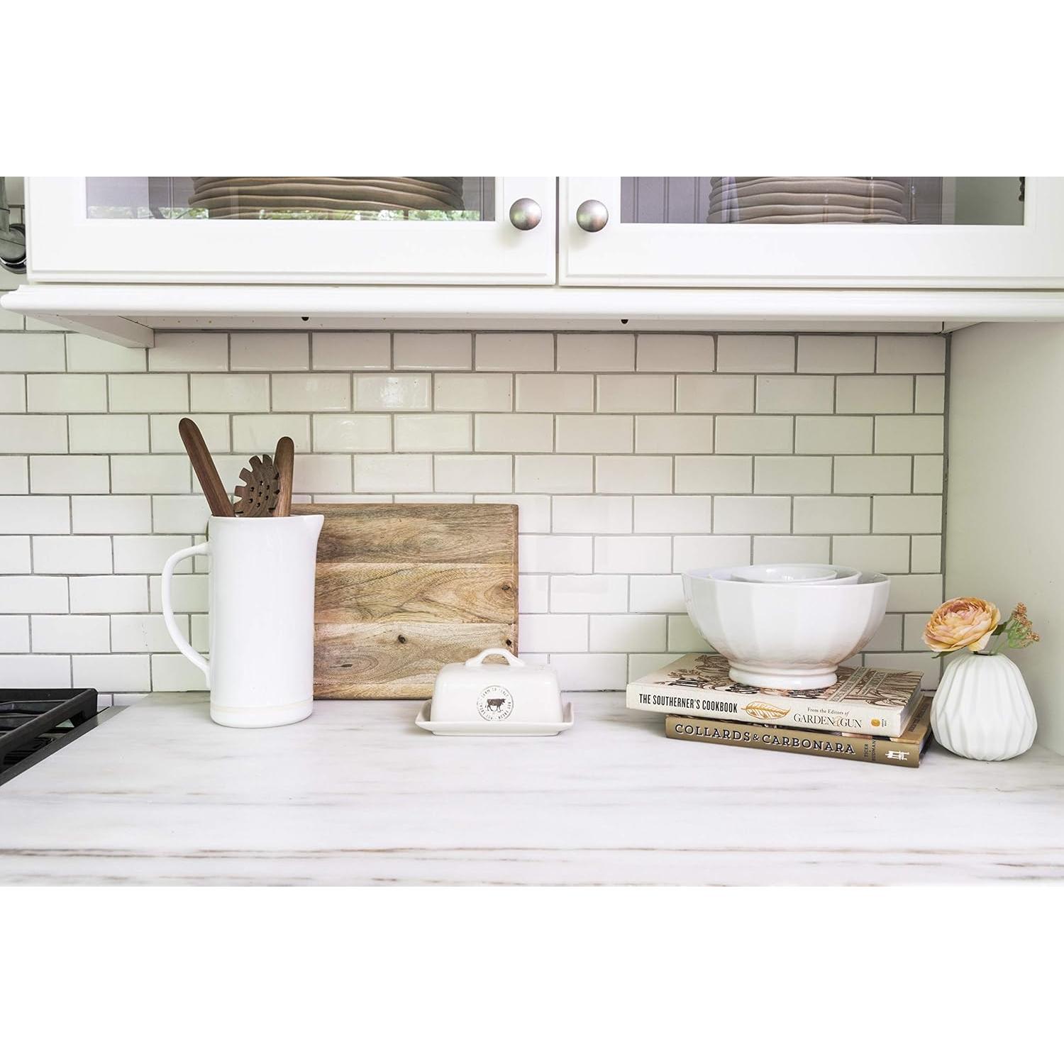 Plato de Mantequilla Cerámica Creative Co-Op 17.15x11.43cm