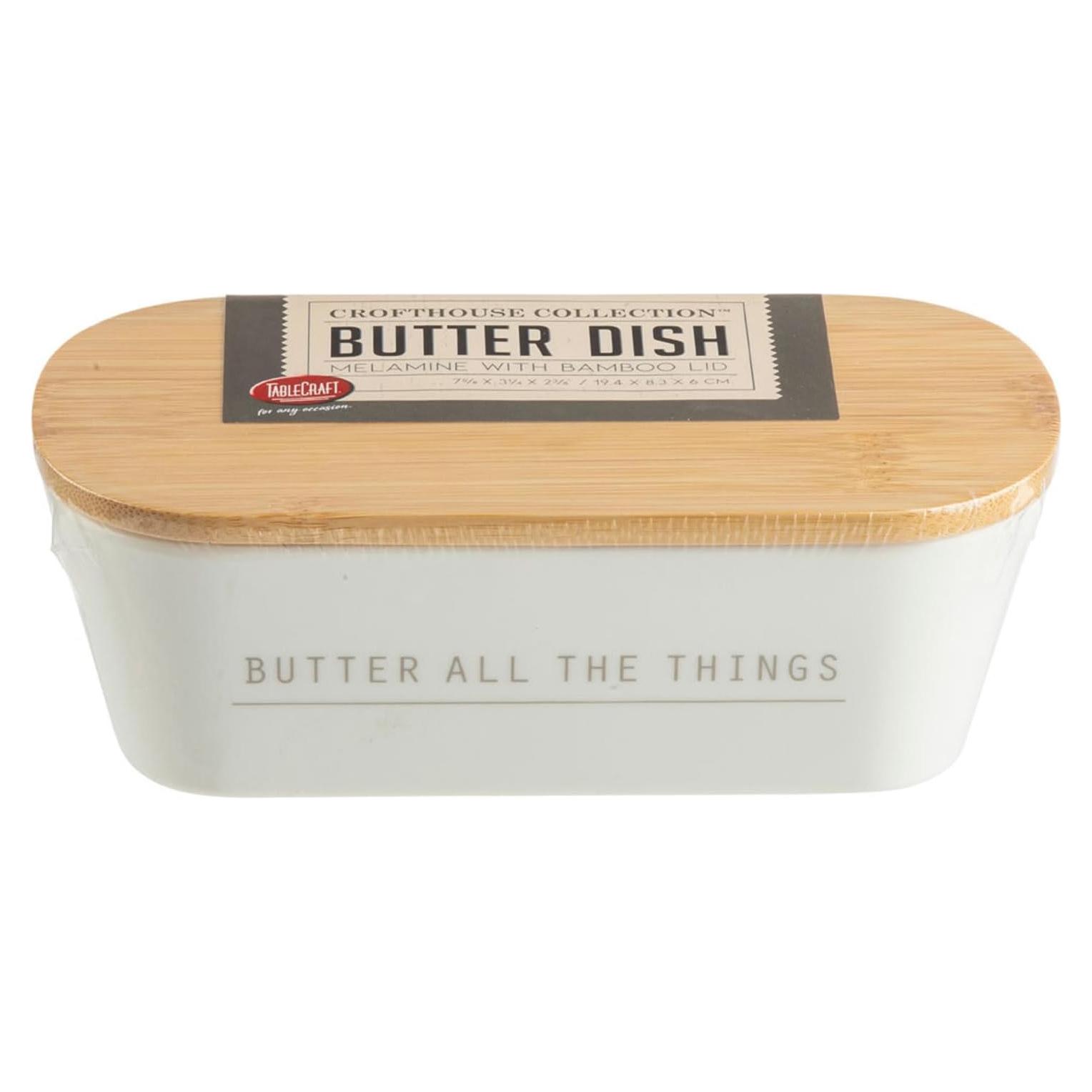 Plato para Mantequilla Tablecraft Crofthouse con Tapa 19.7cm