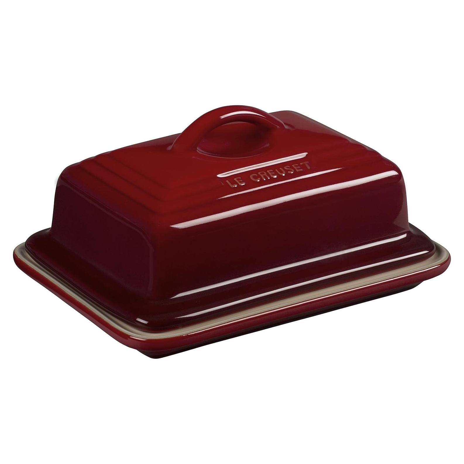 Plato de Mantequilla Cerámica Le Creuset 900g Cerise