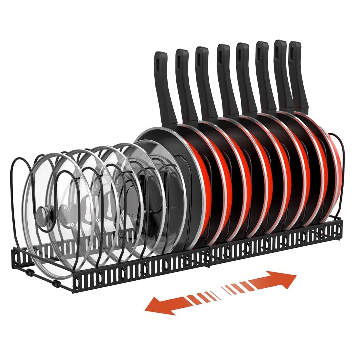 Organizador de Olla y Sartén Housolution Expandible 14 Divisores