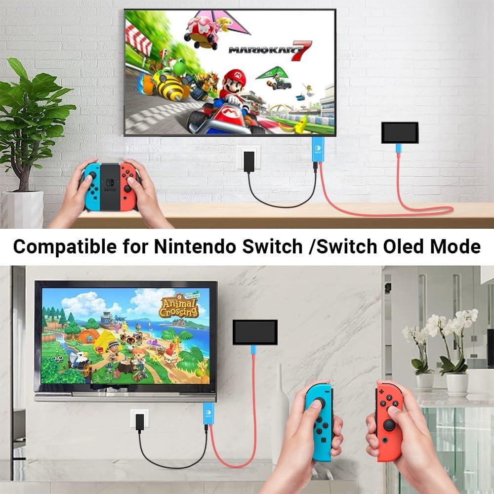 Dock Mini Boreguse para Nintendo Switch 100W HDMI 4K