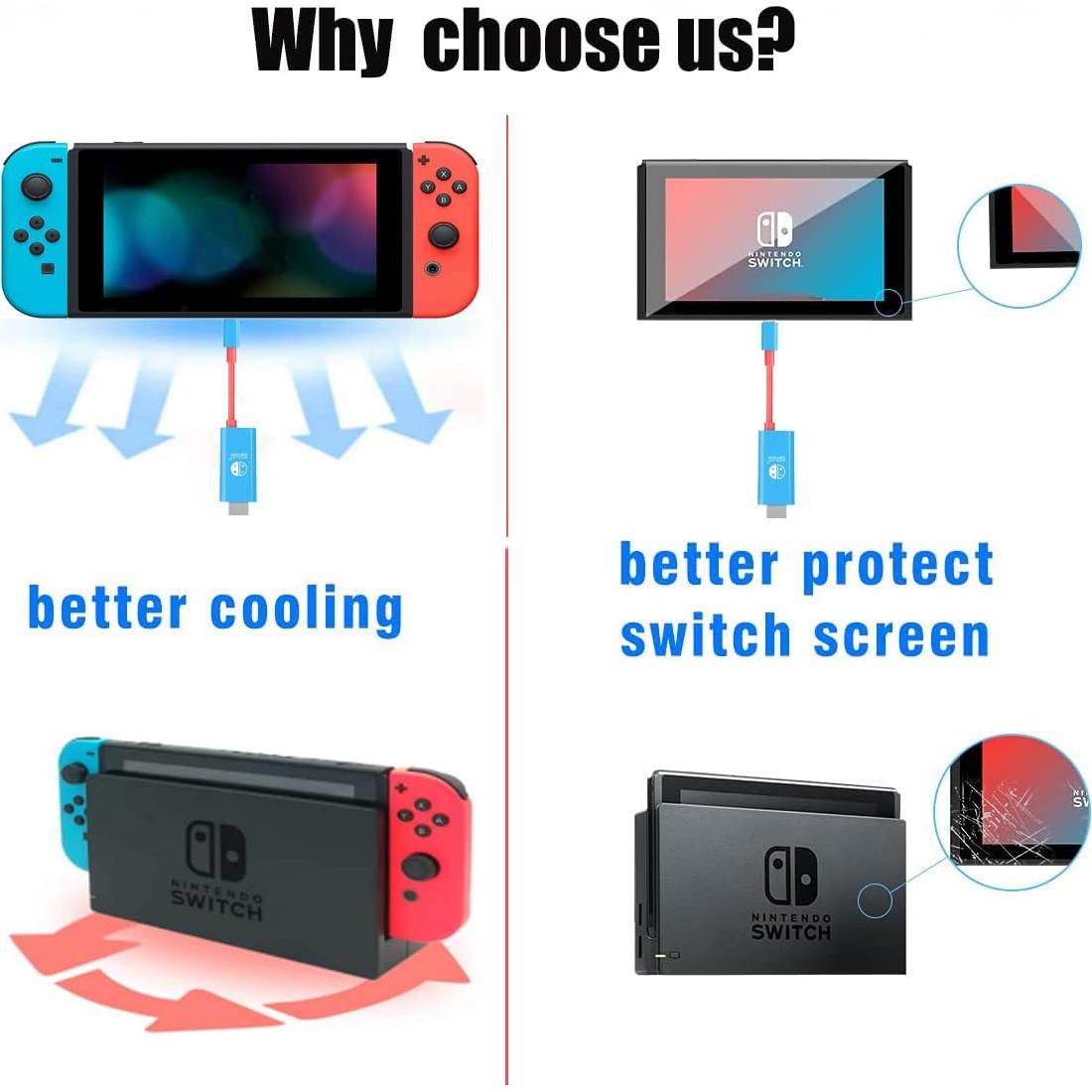 Dock Mini Boreguse para Nintendo Switch 100W HDMI 4K