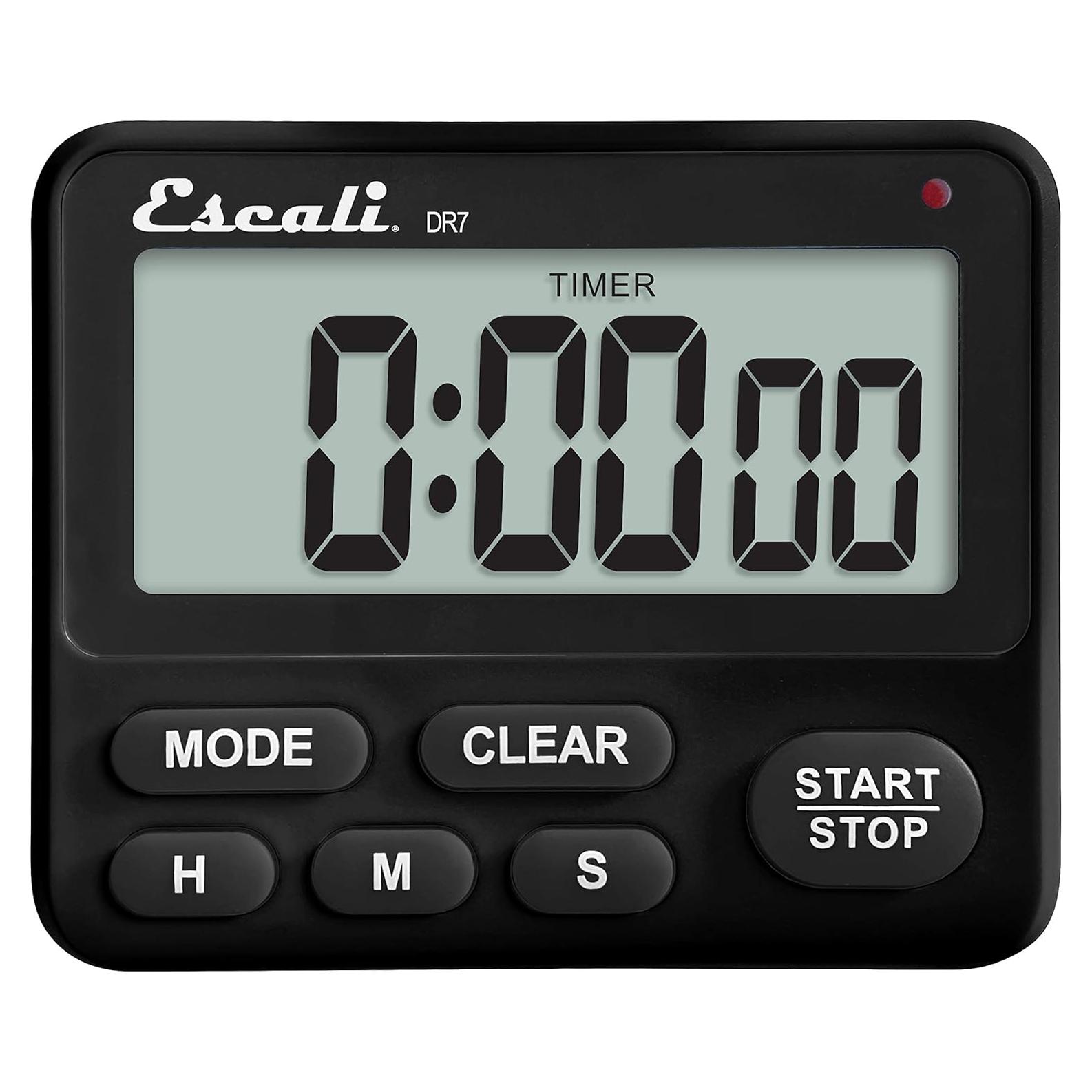 Temporizador Digital Escali DR7 Extra Ruidoso 99h 59m 59s