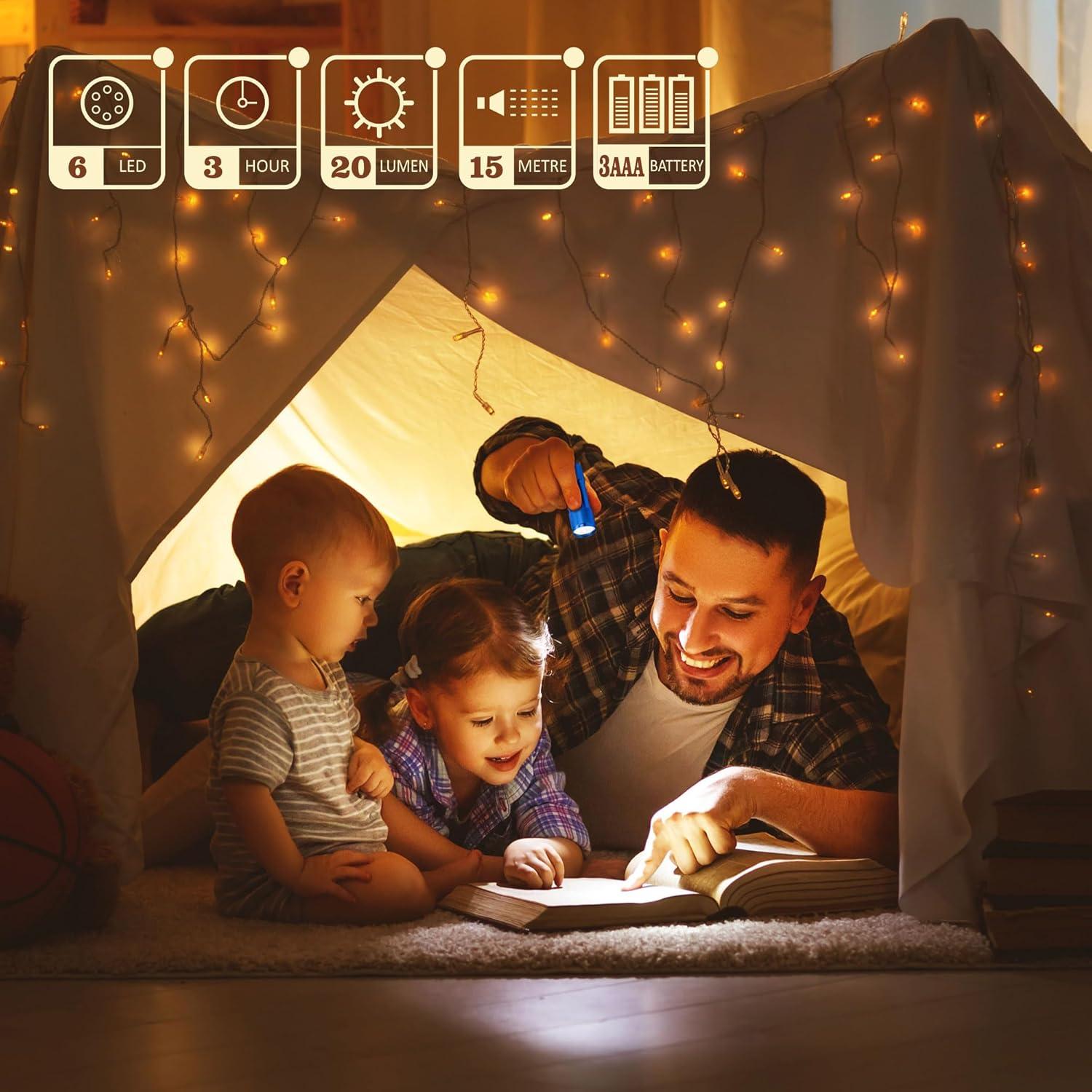 Set de 20 Lámparas de Mano LED FASTPRO 6 LEDs Aluminio