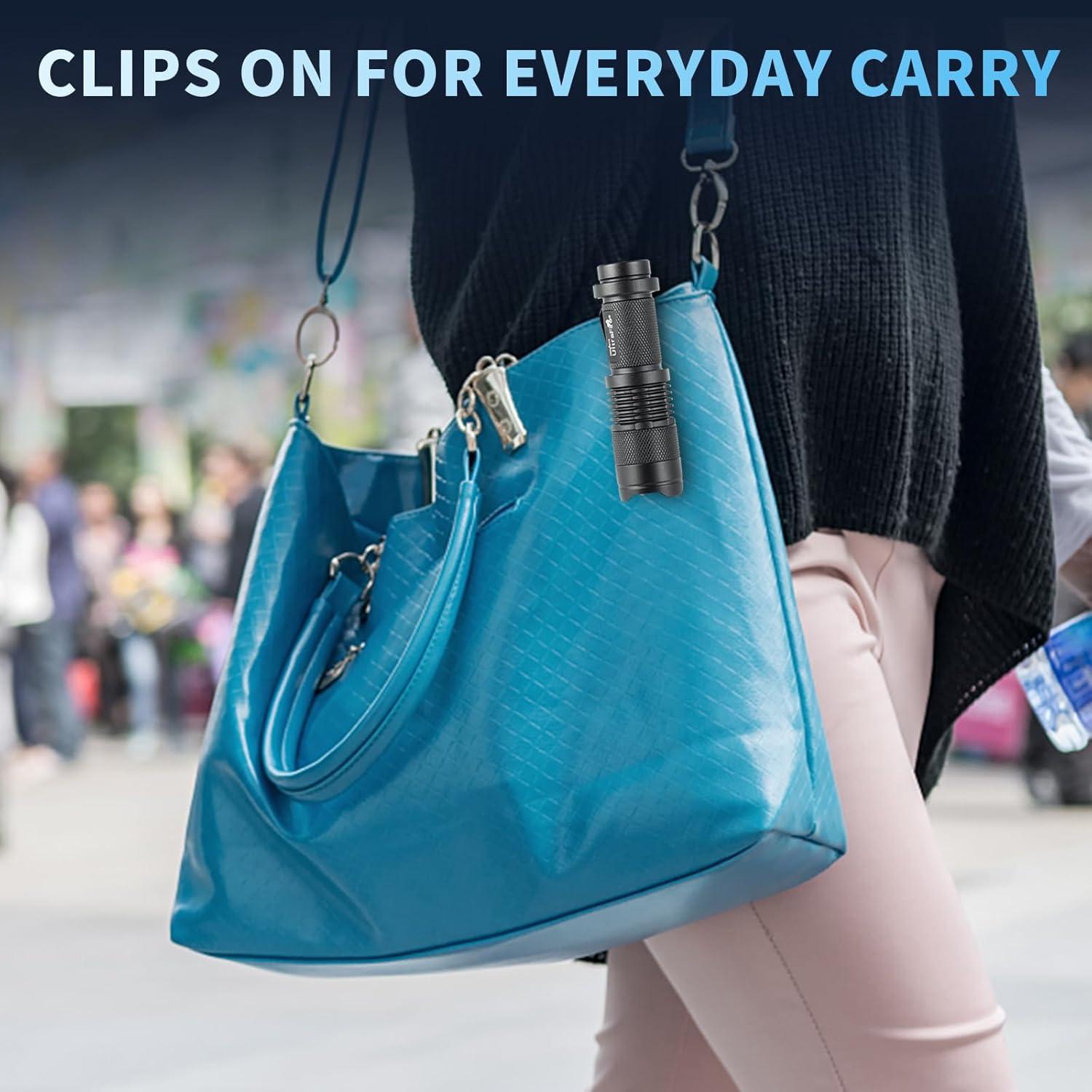 Paquete de 5 Linternas Tácticas UltraFire SK68 300 Lúmenes