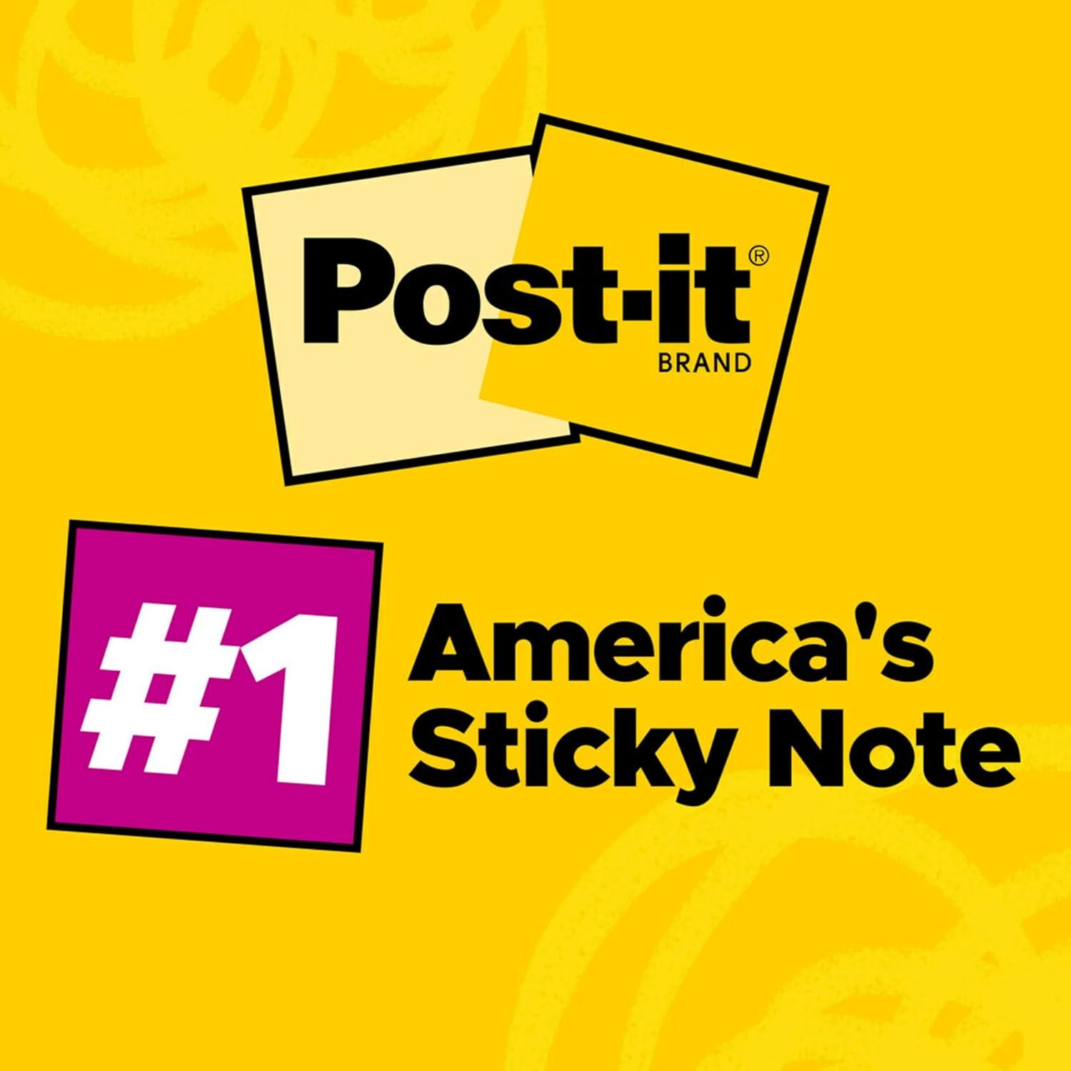 Notas Adhesivas Post-it Amarillo Canario 7.62x7.62 cm 12 Blocs