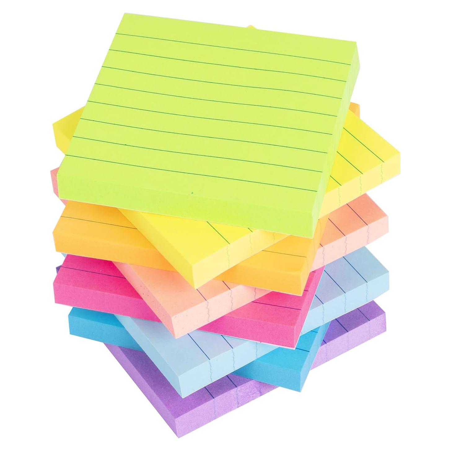 Notas Adhesivas Coloridas Vanpad 7.6x7.6 cm 8 Pads 82 Hojas