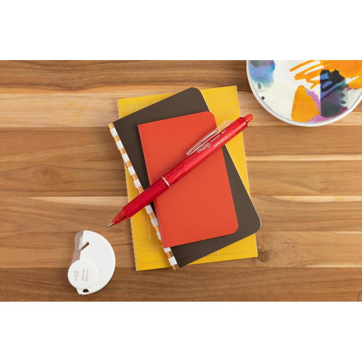 Bolígrafos Borrables Pilot FriXion Clicker 0.7mm - Paquete de 3