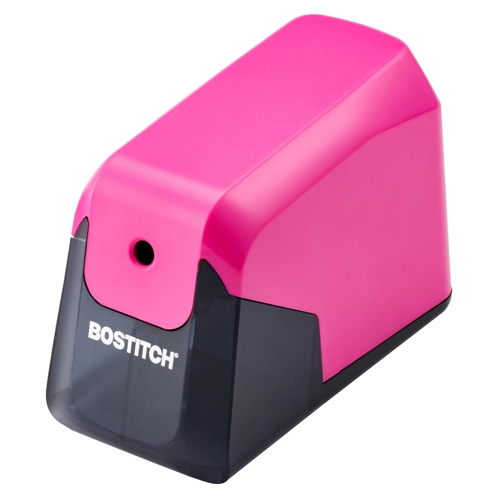 Sacapuntas eléctrico Bostitch BPS4-PINK, rosa, 4x vida cortador