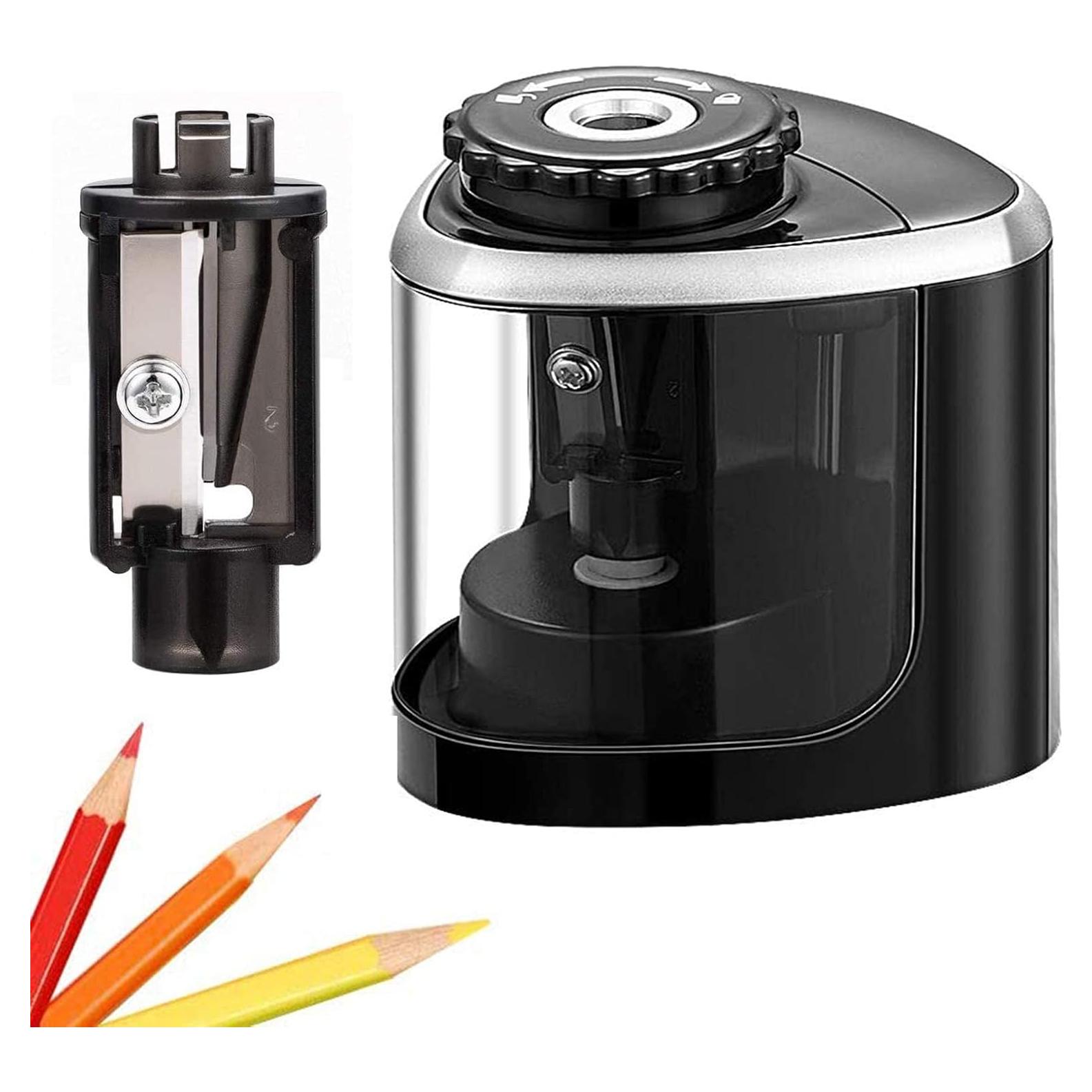 Sacapuntas Eléctrico Aogwat Negro, Afila Lápices Rápido