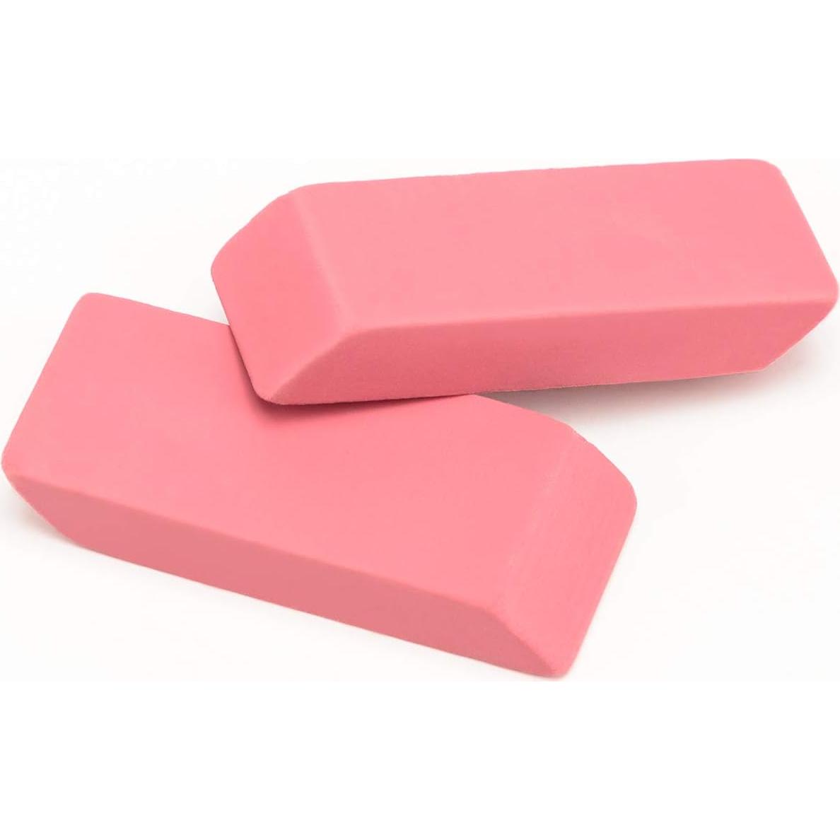 Borrador Rectangular Rosa Amazon Basics - 24 Unidades