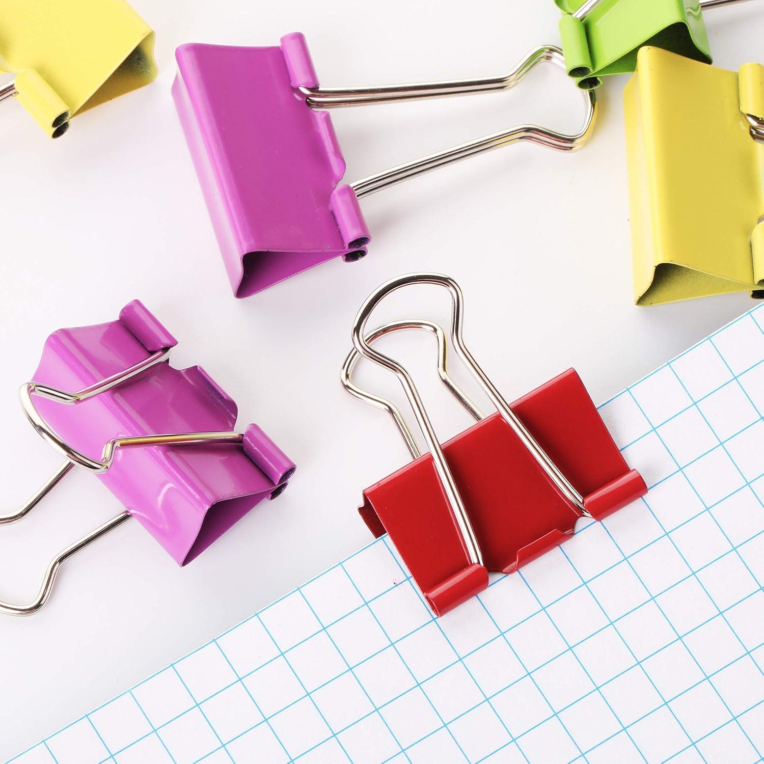 Clips de Encuadernación Mr. Pen Medianos 25 Piezas 3.18 cm