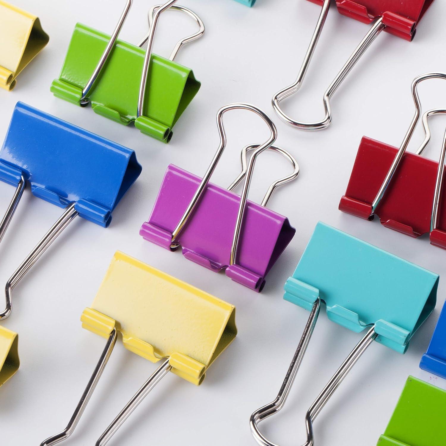 Clips de Encuadernación Mr. Pen Medianos 25 Piezas 3.18 cm